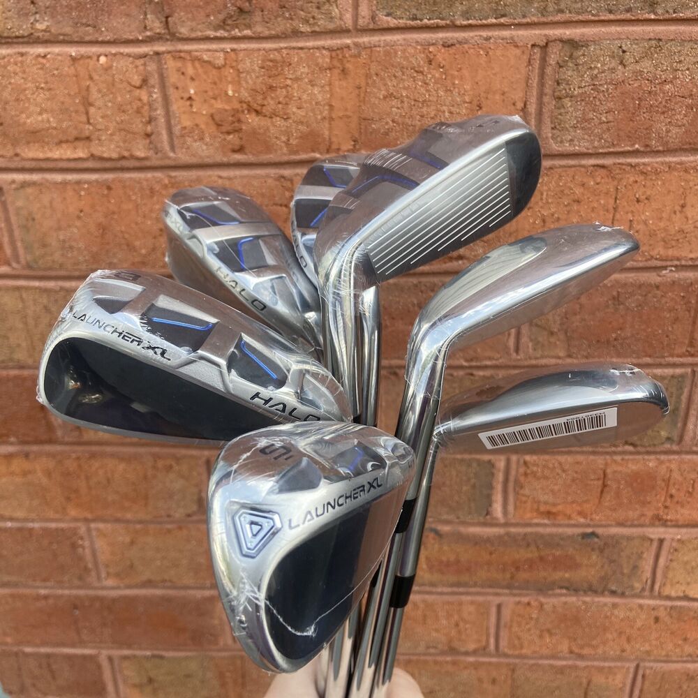 CLEVELAND LAUNCHER XL HALO IRON SET 5-DW XP90 STEEL REGULAR R300 GOLF ...