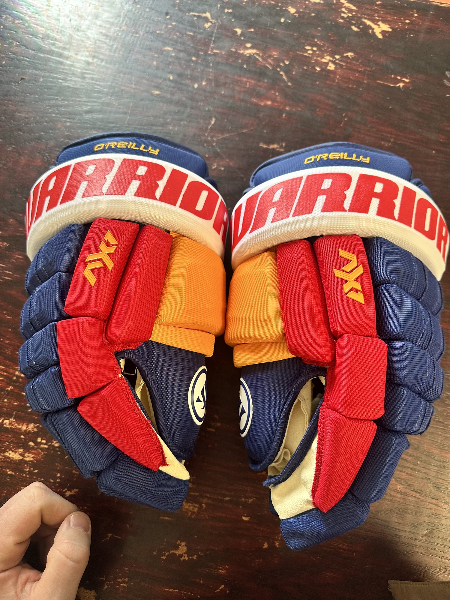 St Louis Retro Ryan O Reilly Warrior 14" Pro Stock AX1 Pro Gloves