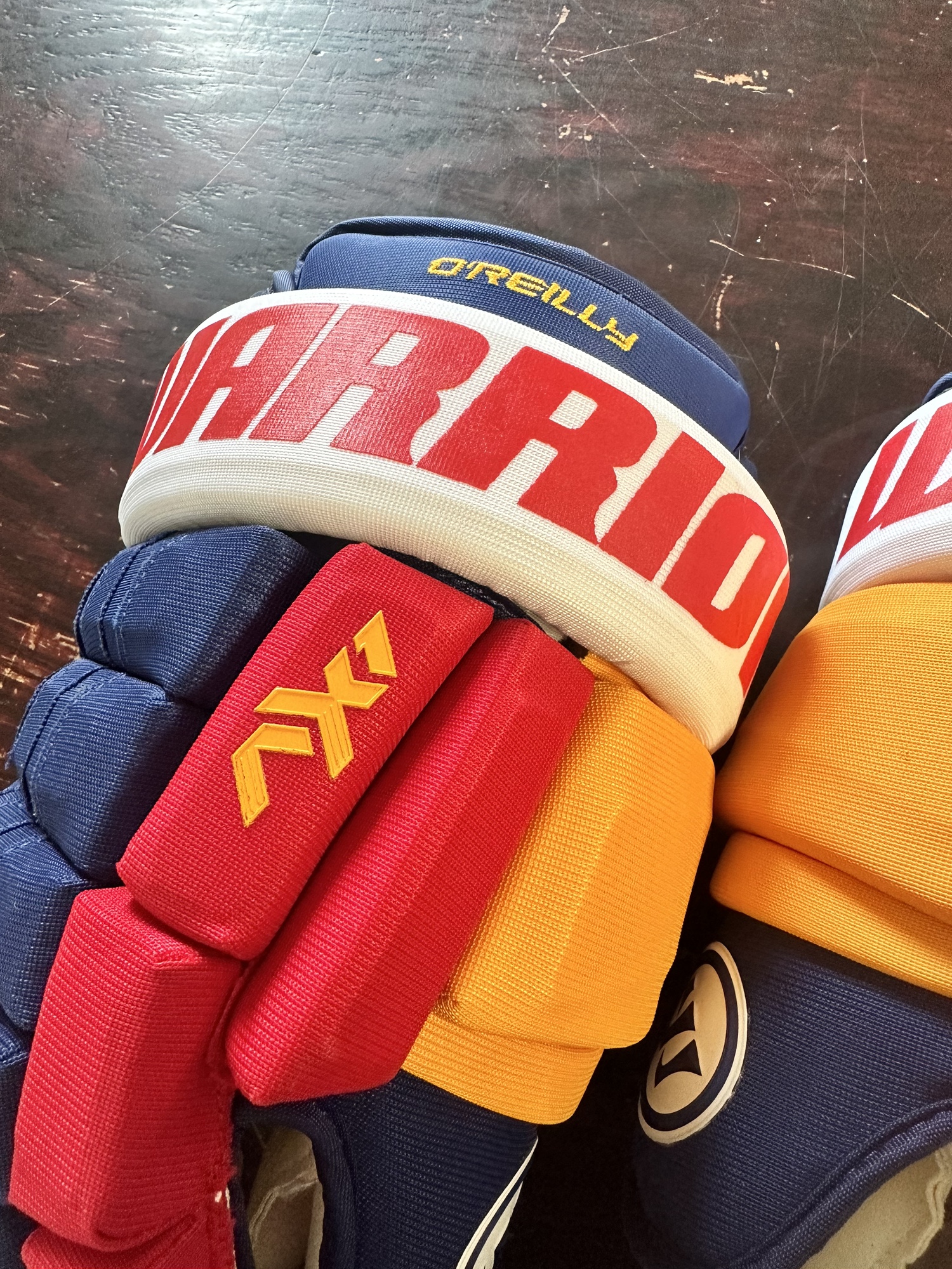 St Louis Retro Ryan O Reilly Warrior 14" Pro Stock AX1 Pro Gloves
