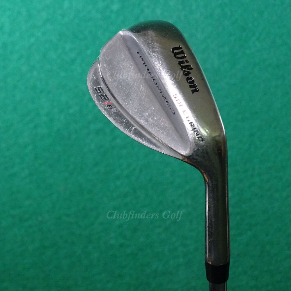 Wilson Harmonized Sole Grind Chrome 528 52° GW Gap Wedge Factory Steel