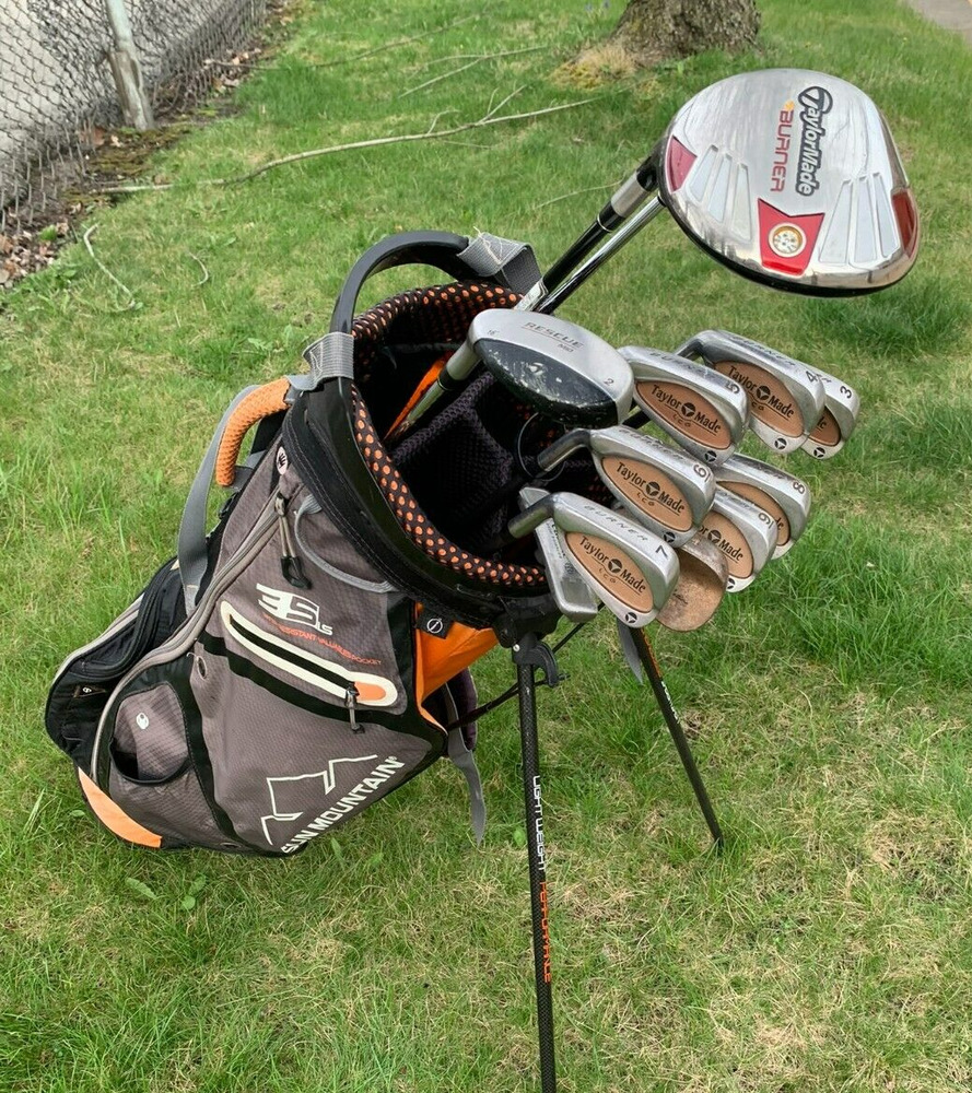 Complete Set of Left Handed TaylorMade Golf Clubs 1/2" Long