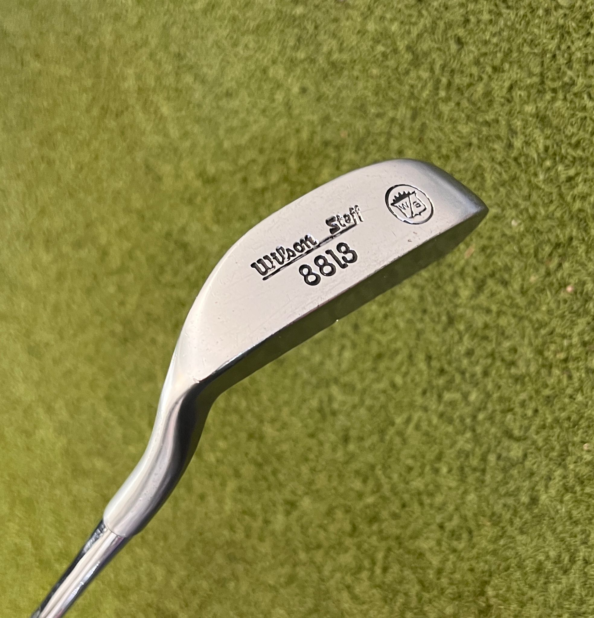 Wilson Staff 8813 Putter, 35", RH, Fluted Shaft & Leather Grip, Vintage