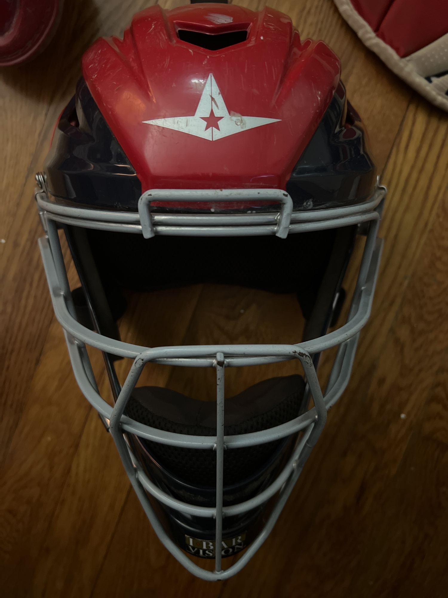 American Flag All Star Catcher's Gear Set Intermediate Size SidelineSwap