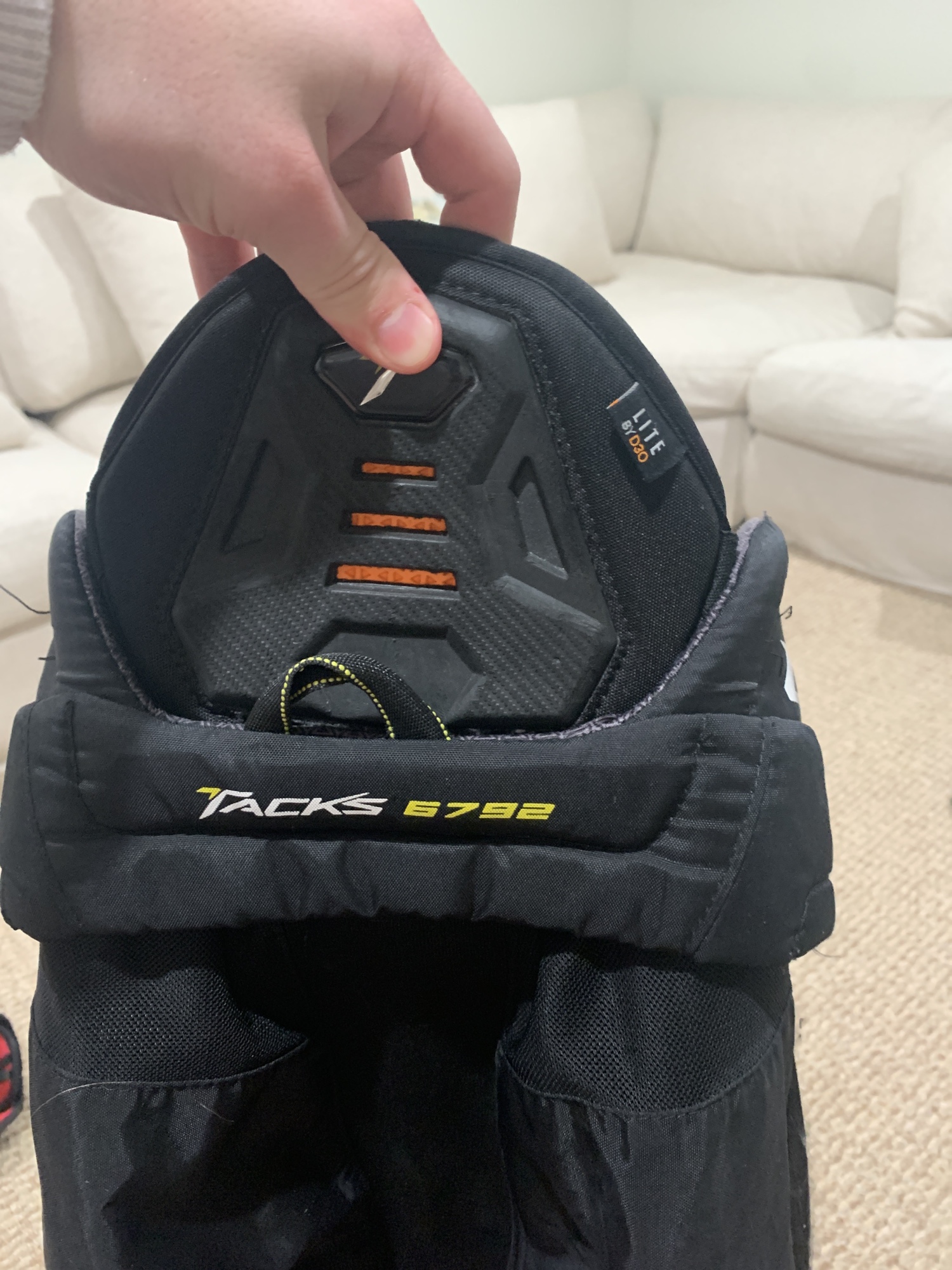 Used Senior Small CCM Tacks 6052 Hockey Pants SidelineSwap