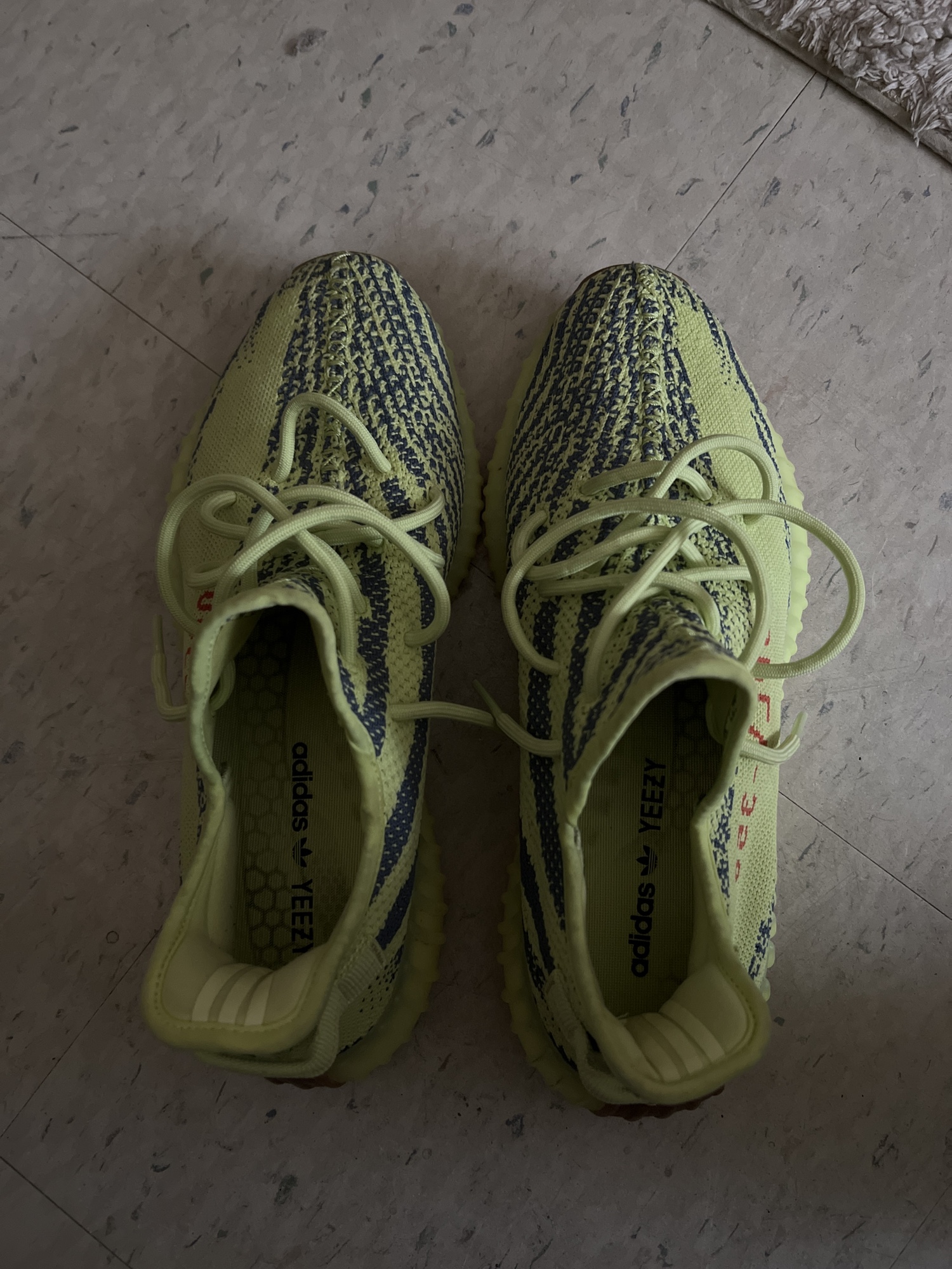 neon yellow yeezy