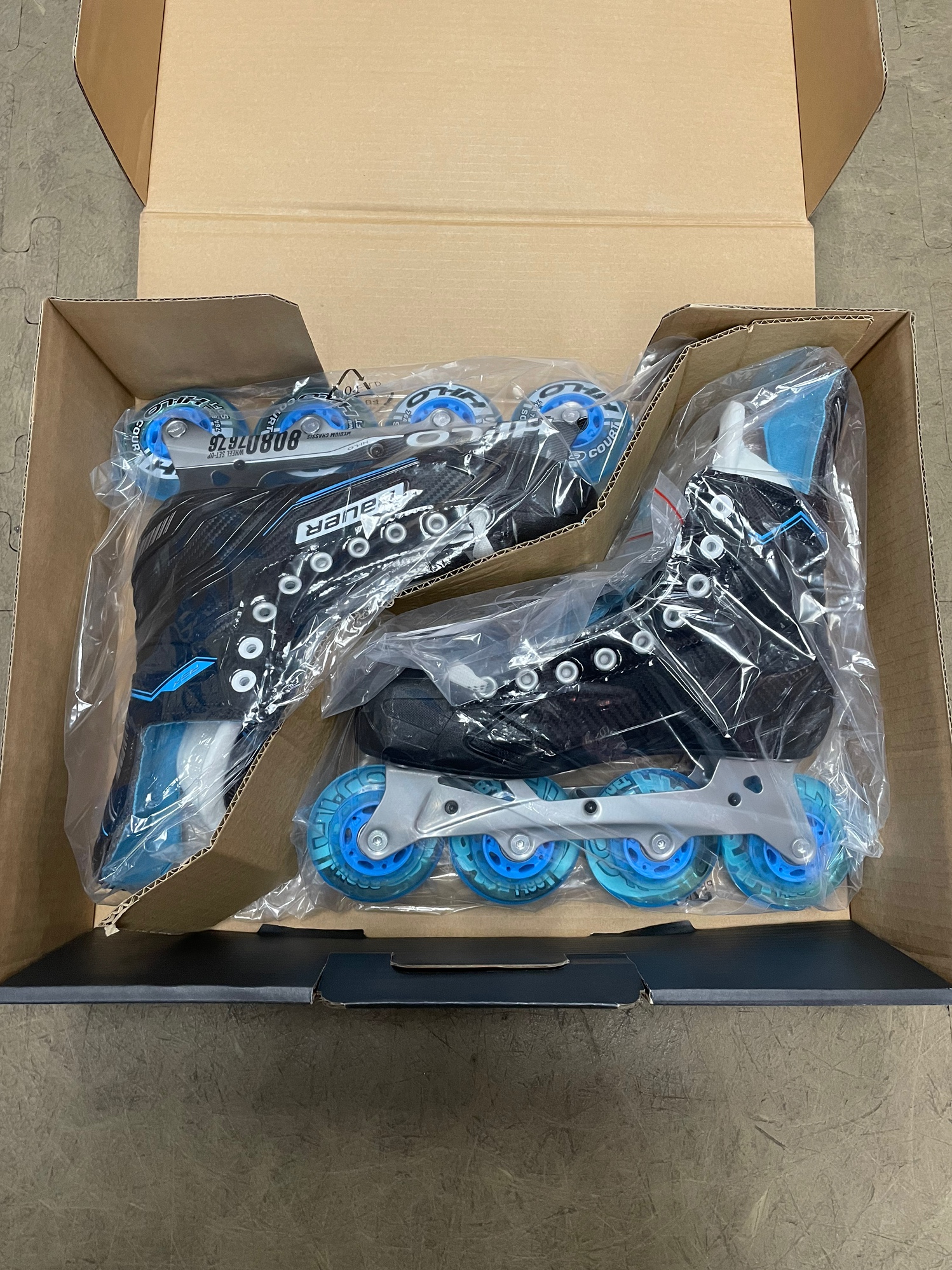 New Bauer RSX Regular Width Inline Skates SidelineSwap