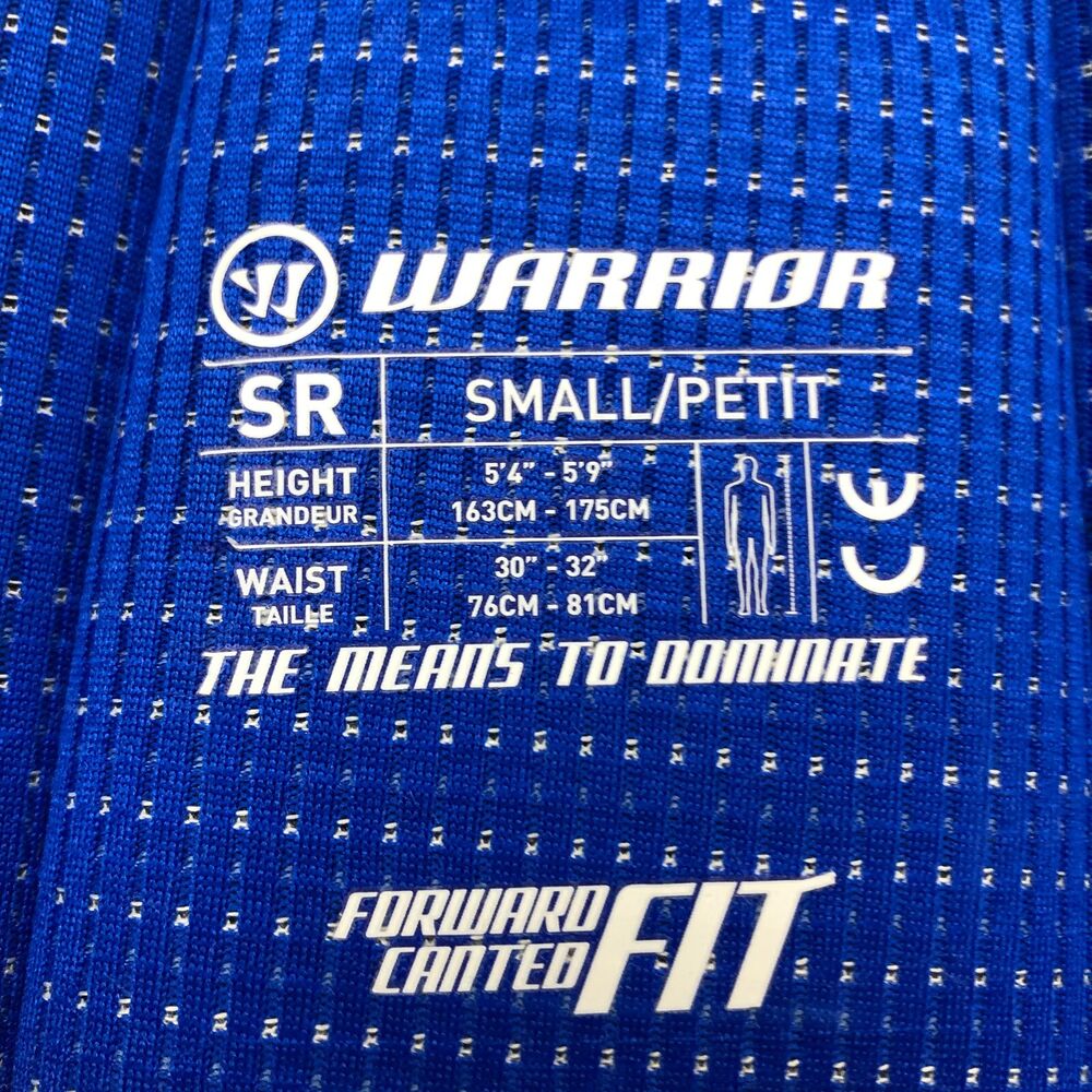 New Warrior Covert DT2 custom senior ice hockey pants size small red