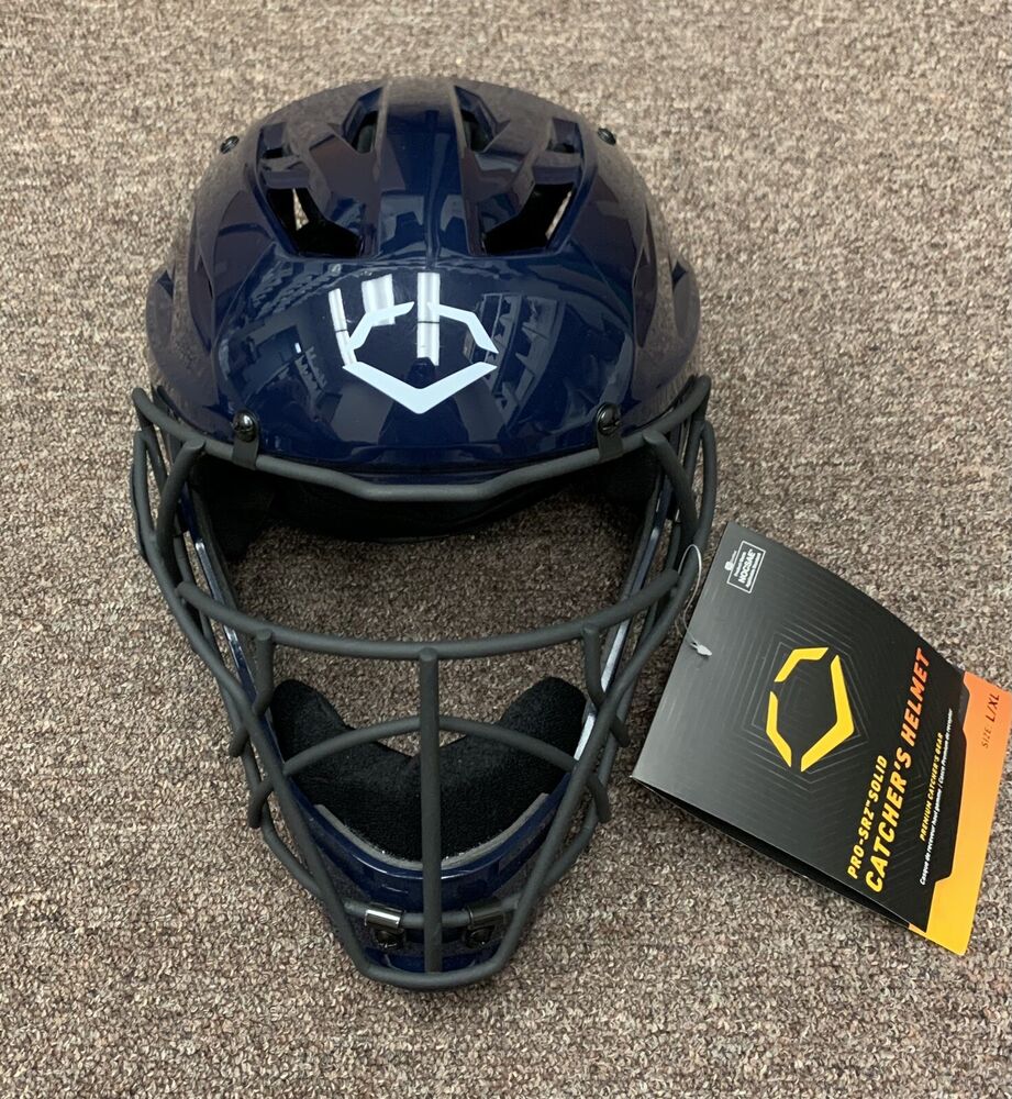 Evoshield ProSRZ Adult 16+ Baseball Catchers Gear Set Navy Blue