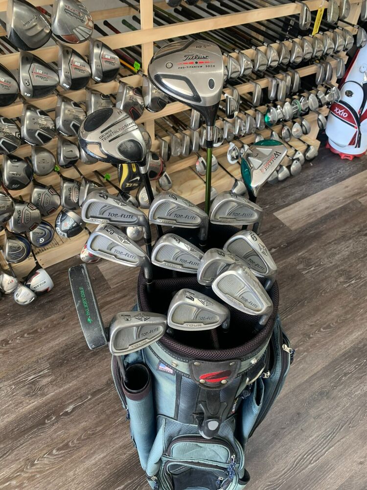 Complete Set of Golf Clubs Titleist, Top Flite SidelineSwap
