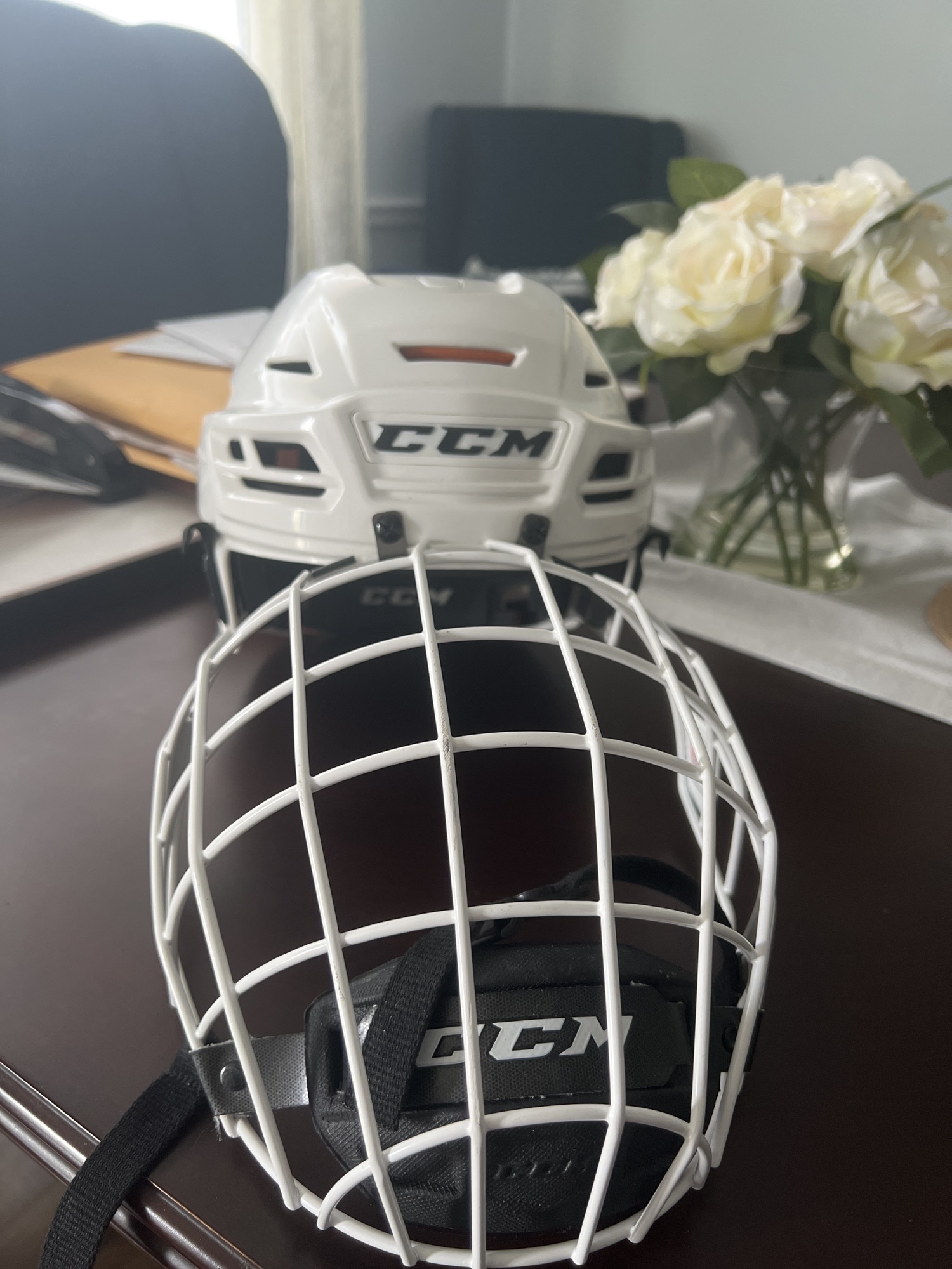 New Large CCM Pro Stock Tacks 710 Helmet SidelineSwap