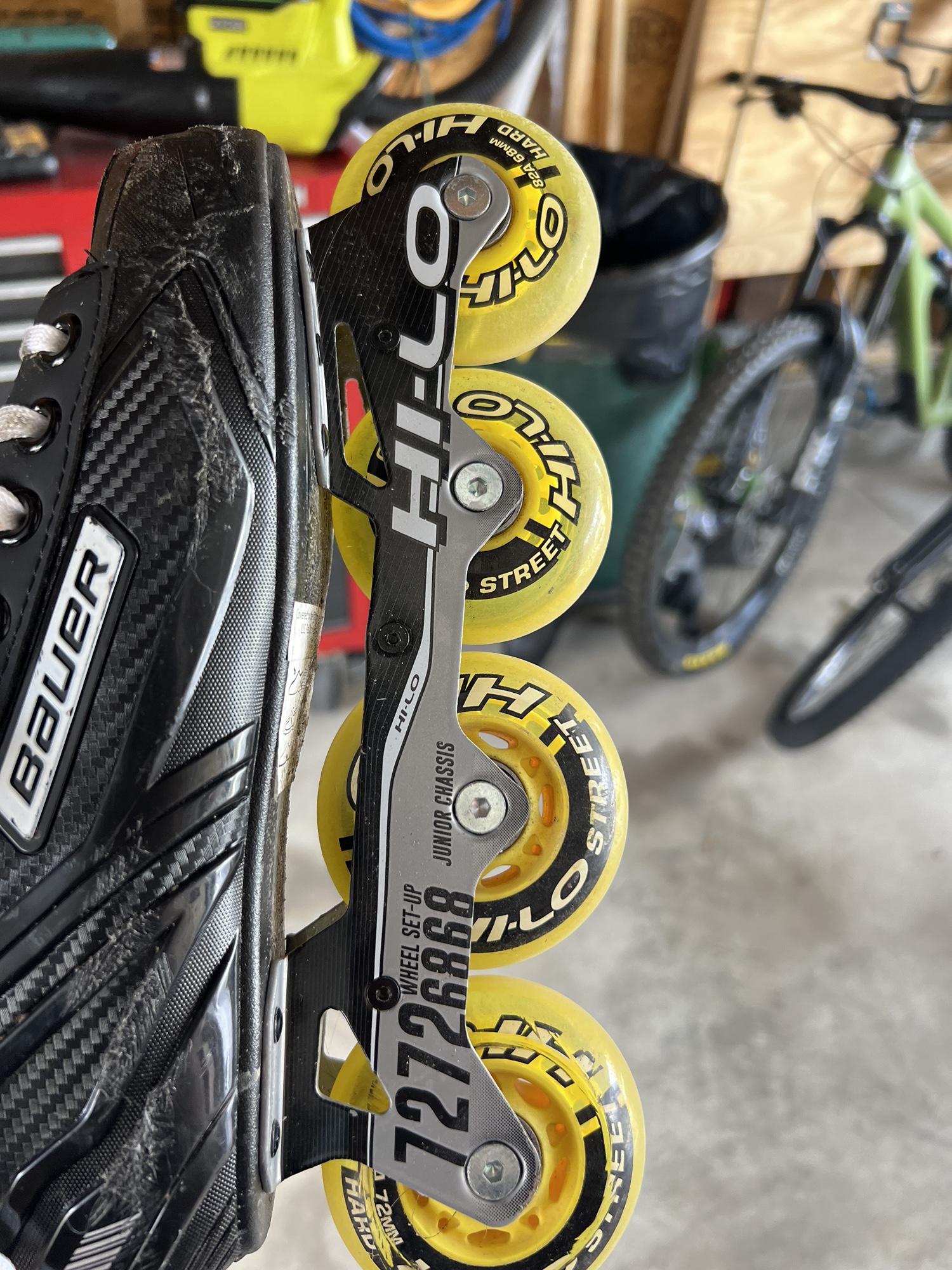 Bauer roller blades SidelineSwap