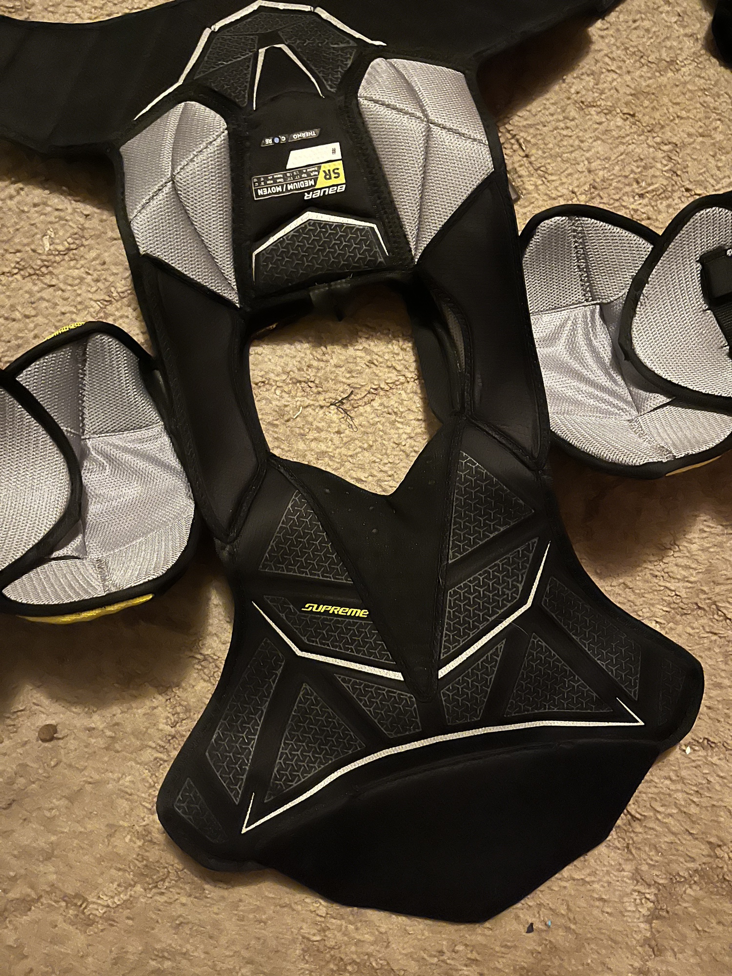 Used Medium Bauer Supreme Ultrasonic Shoulder Pads SidelineSwap