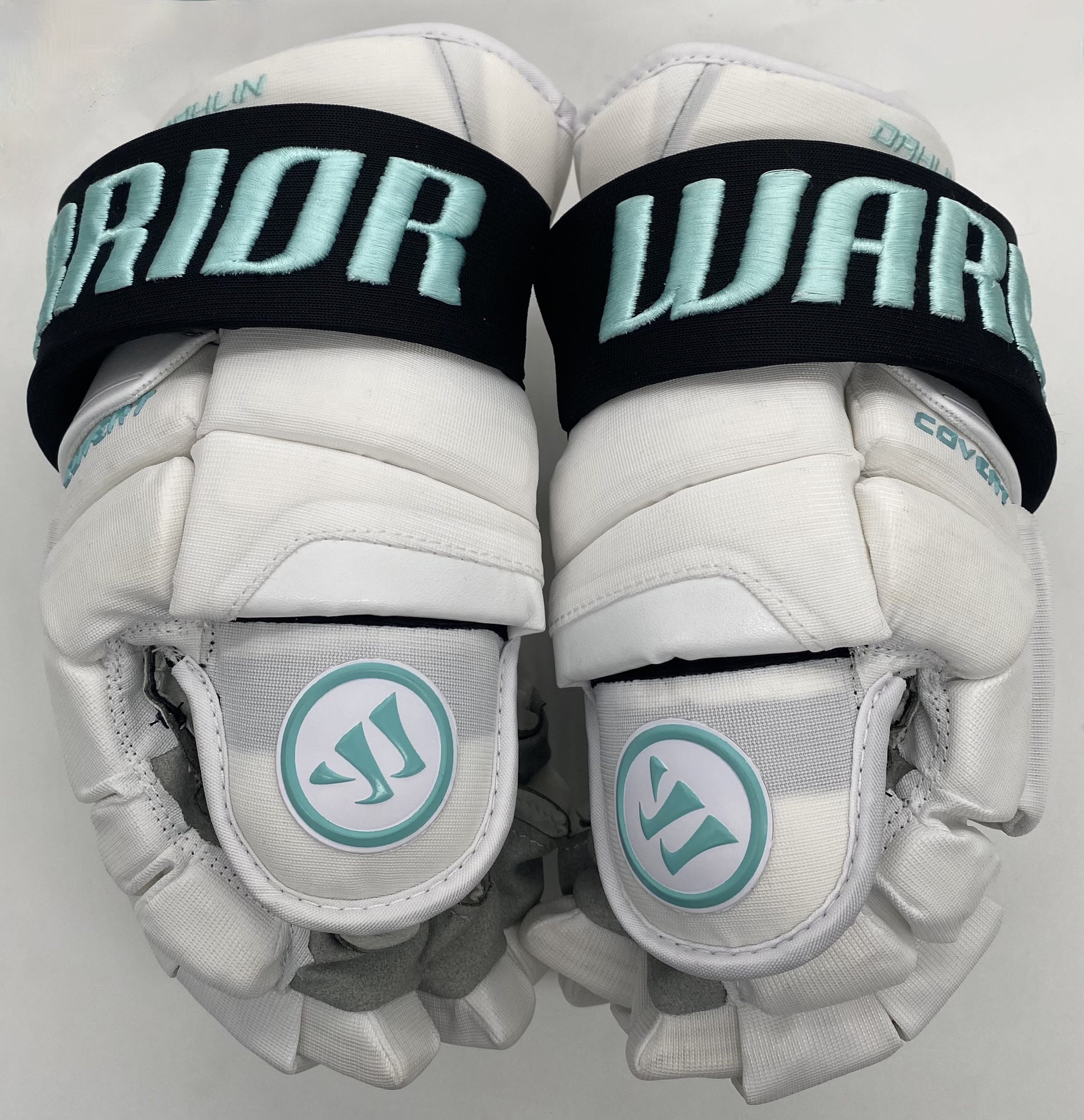 Warrior Covert QRE Pro Stock Custom Hockey Gloves 13" Dahlin 2023 NHL All Star Game New (9973