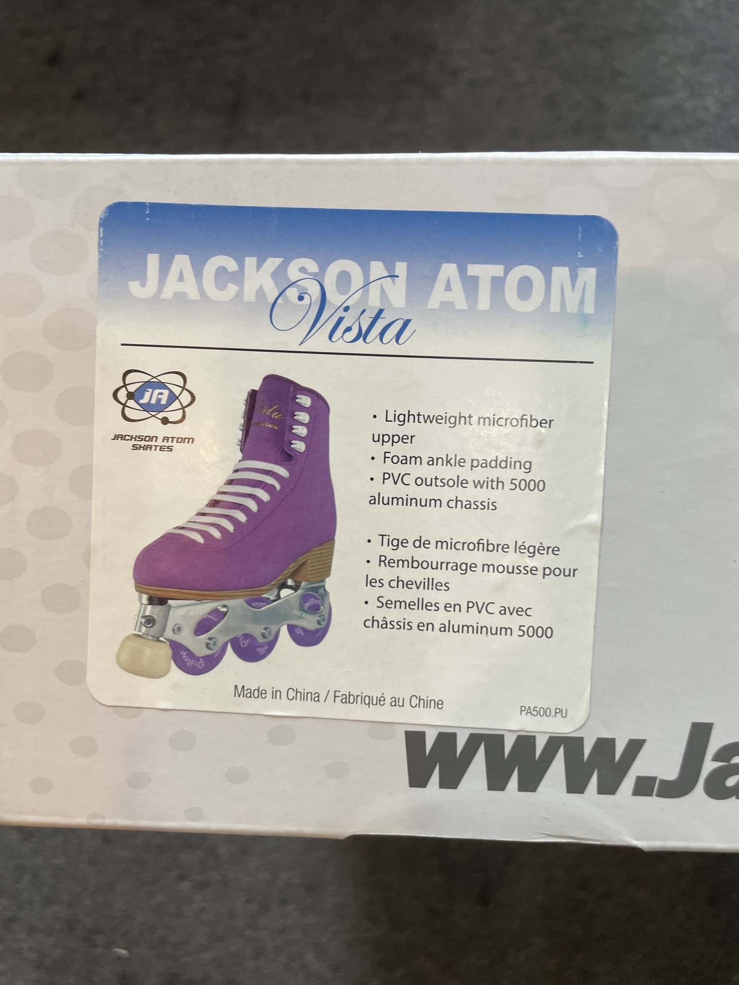 New Jackson Vista Regular Width Size 5 Inline Skates SidelineSwap