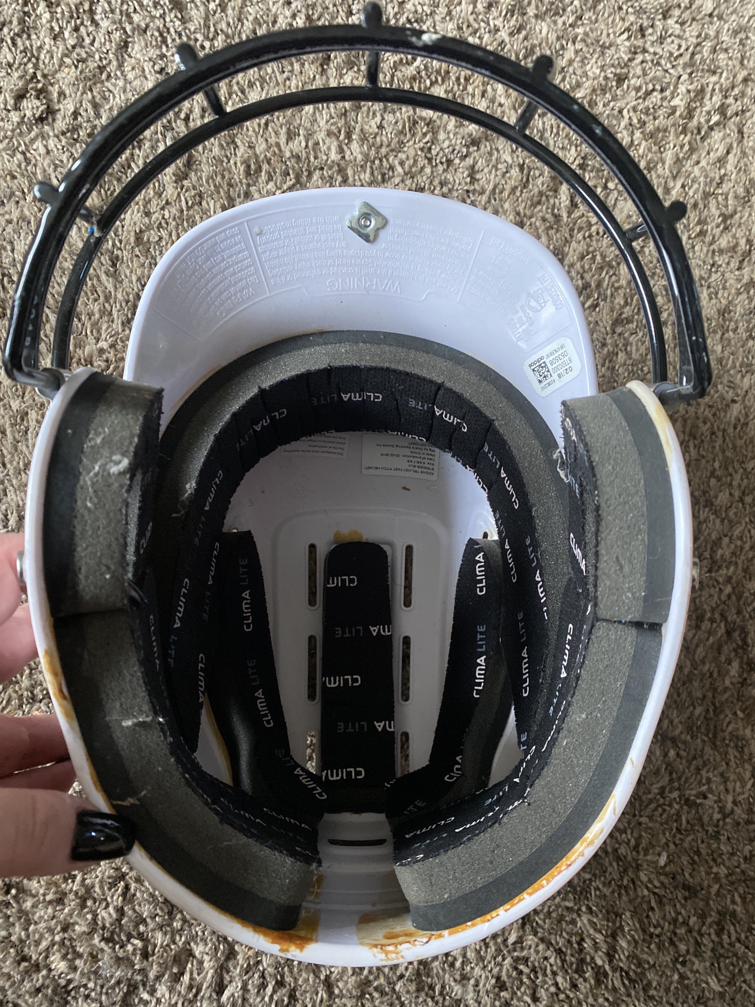 Used Trilogy Adidas Batting Helmet SidelineSwap