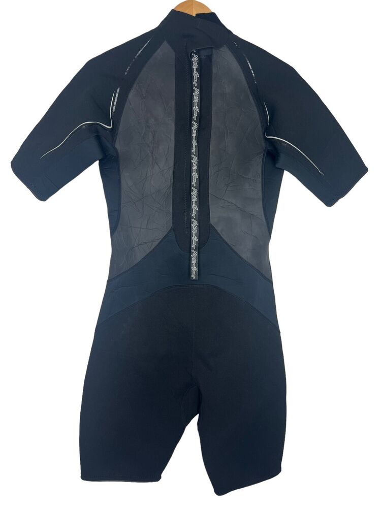 Maui & Sons Mens Shorty Wetsuit Size Large Black 2/1 SidelineSwap
