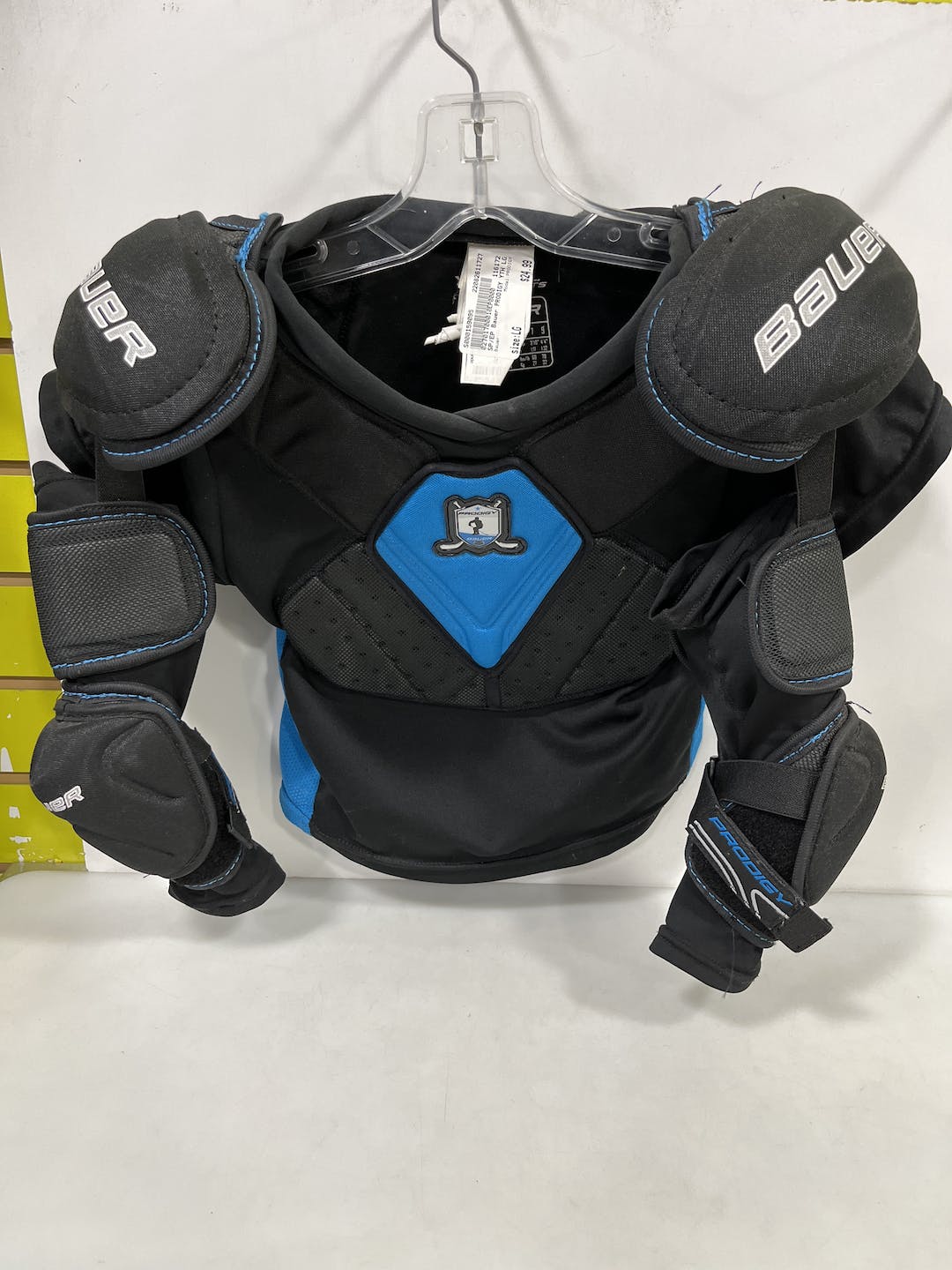 Used Bauer Prodigy Lg Hockey Shoulder Pads SidelineSwap