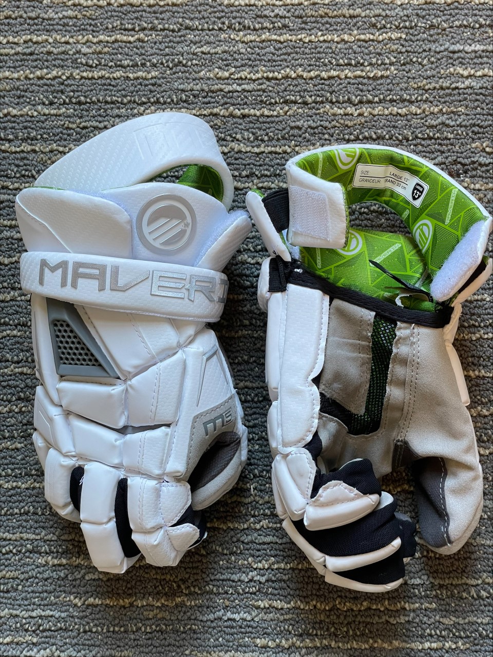 New Player's Maverik M5 Lacrosse Gloves 13" SidelineSwap