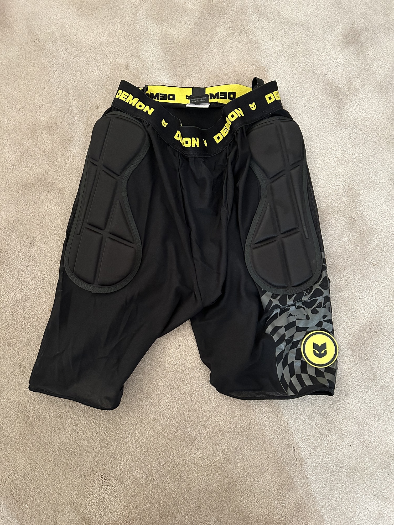 Demon padded shorts SidelineSwap