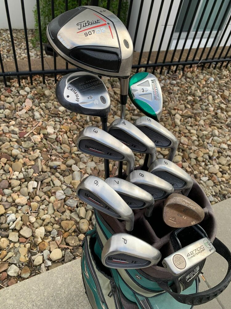 Complete Set of Golf Clubs Titleist, Warrior, Callaway SidelineSwap
