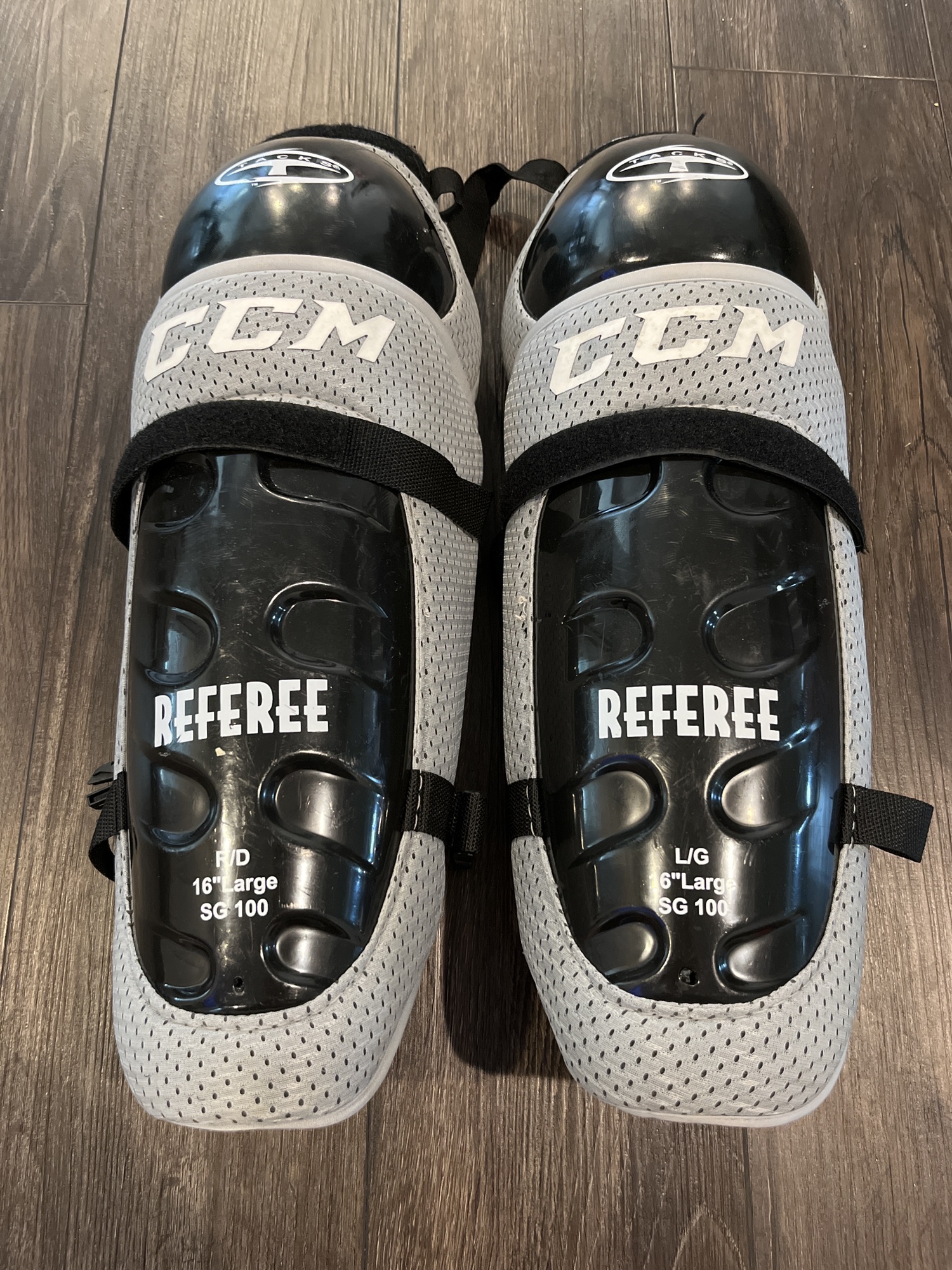Used CCM SG100 Referee Shin Pads SidelineSwap