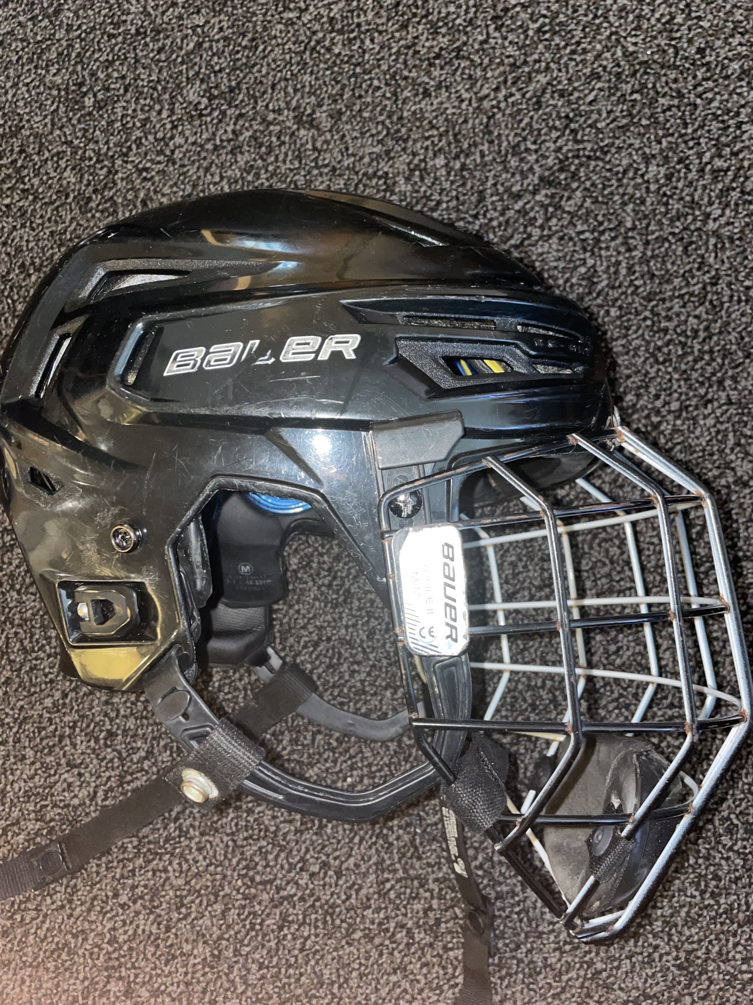Bauer ReAkt 150 Helmet Helmet With Bauer Profile 2 Oreo Cage