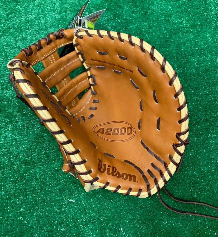 Wilson A2000 12.5" AC4 Fastpitch Softball First Base Mitt Amanda