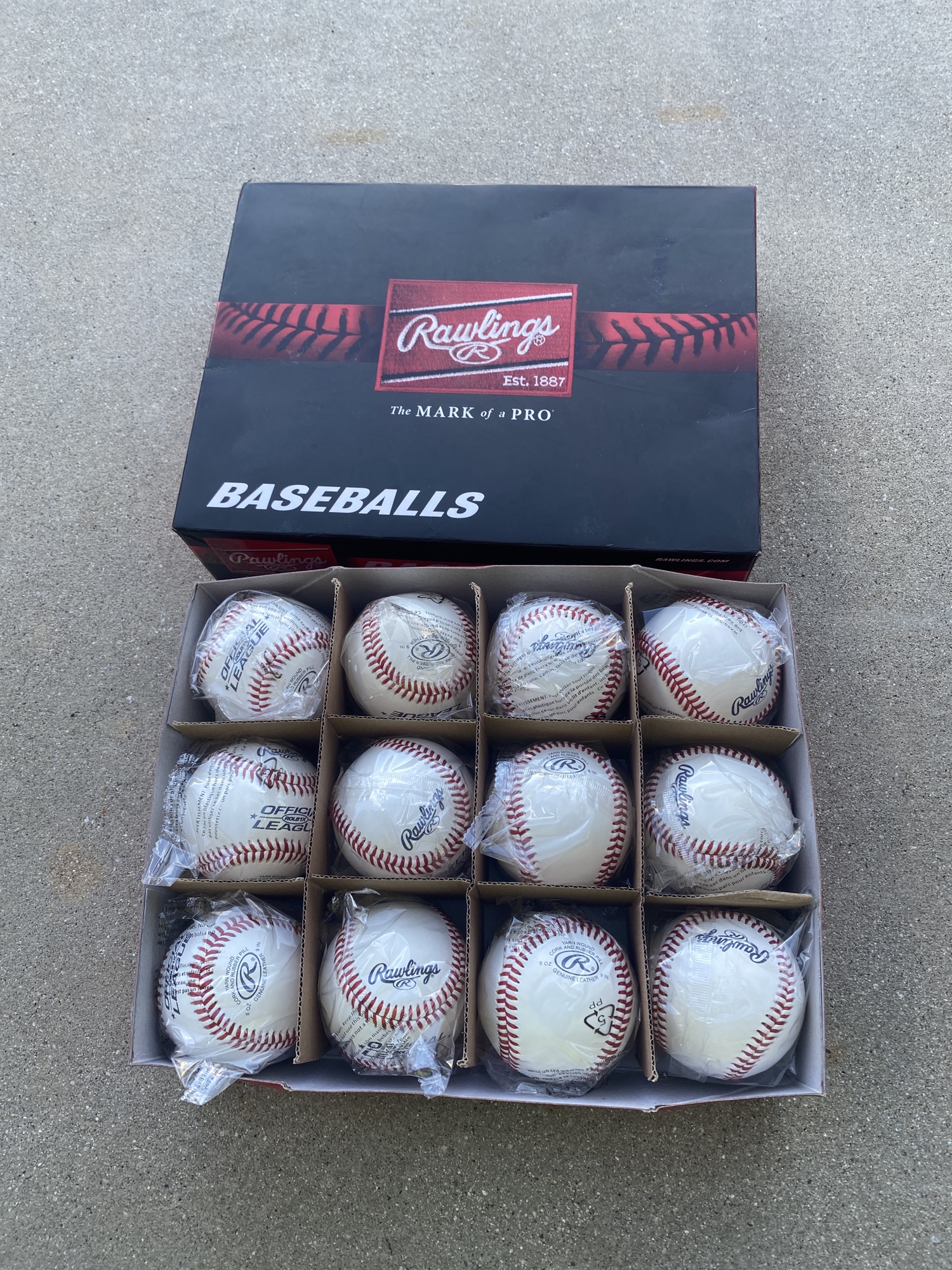 New Rawlings 12 Pack (1 Dozen) Baseballs SidelineSwap