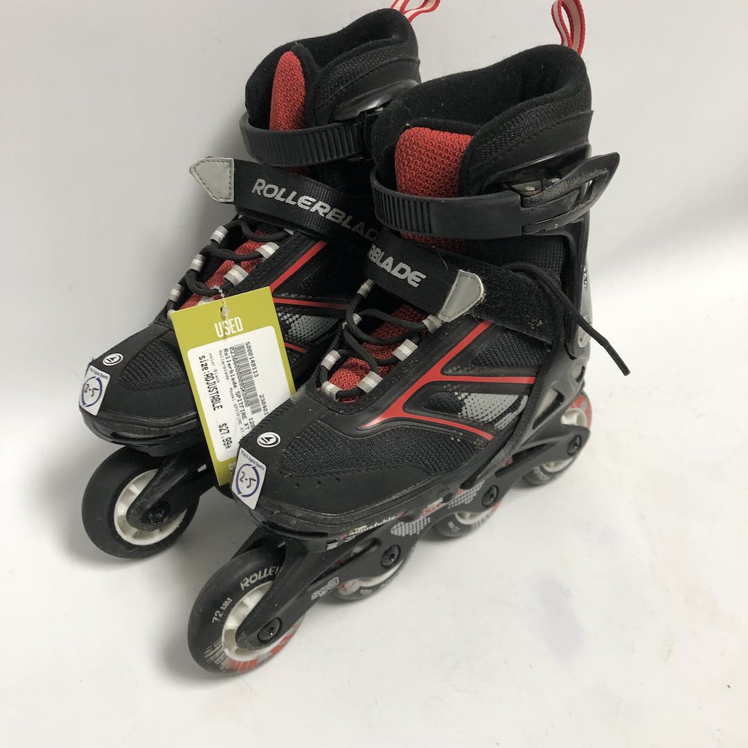 Used Rollerblade Spitfire Xt 25 Adjustable Inline Skates Rec And