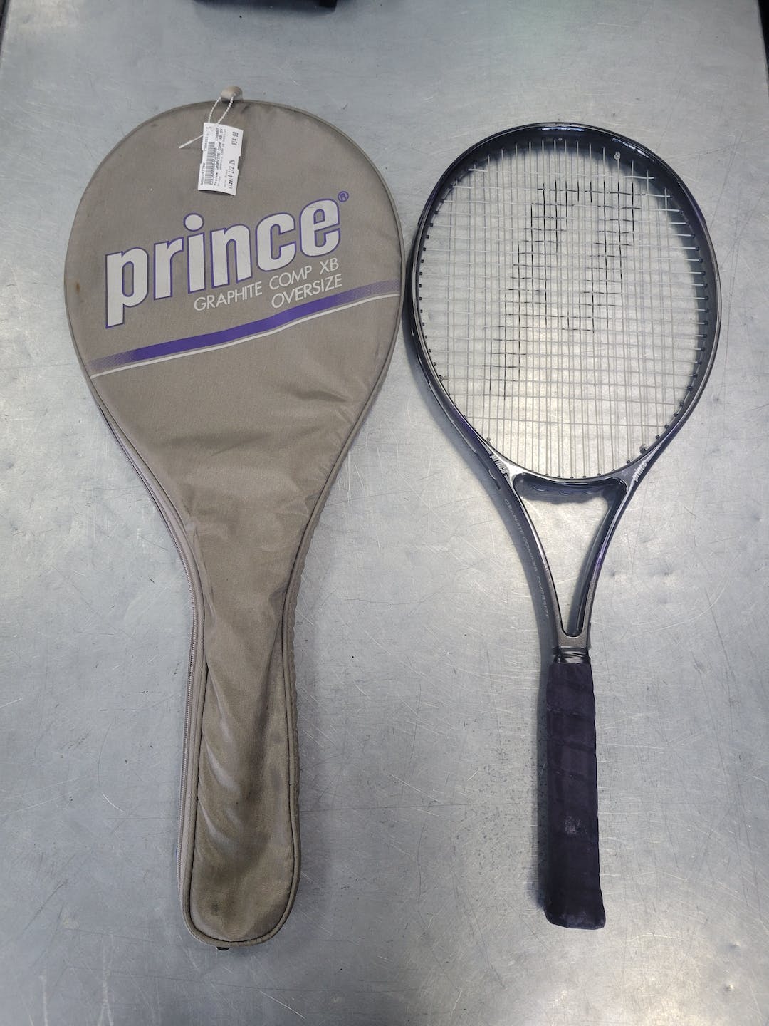 Used Prince Graphite Comp Xb Oversize 4 1 2" Tennis Racquets SidelineSwap