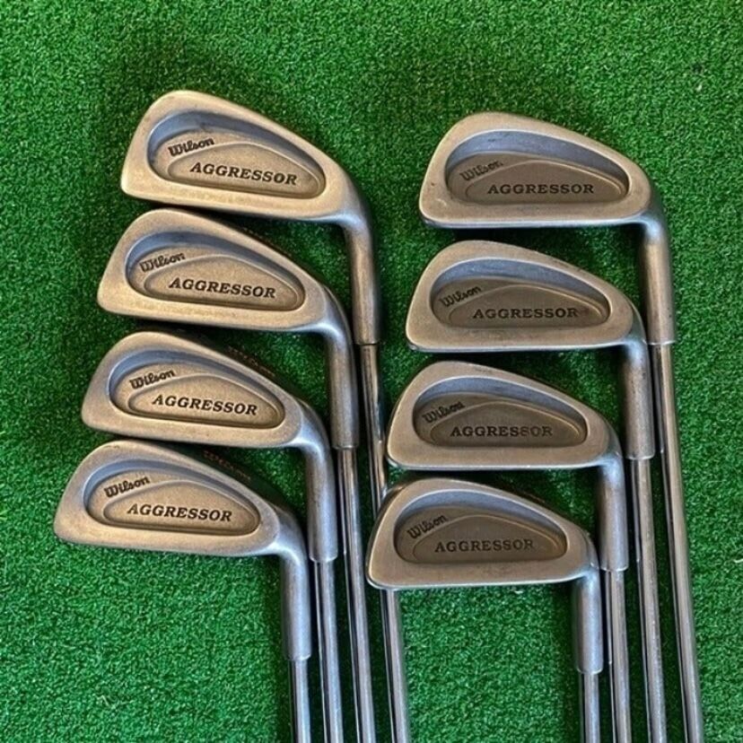 Wilson Aggressor Golf Club Iron Set 3PW Steel Shaft Ready To Play