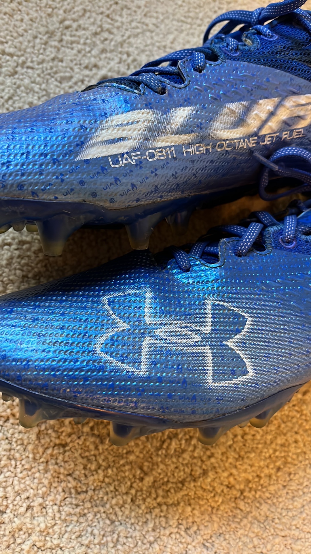 Men's Under Armour Blur Smoke MC Football Cleats size 12 SidelineSwap