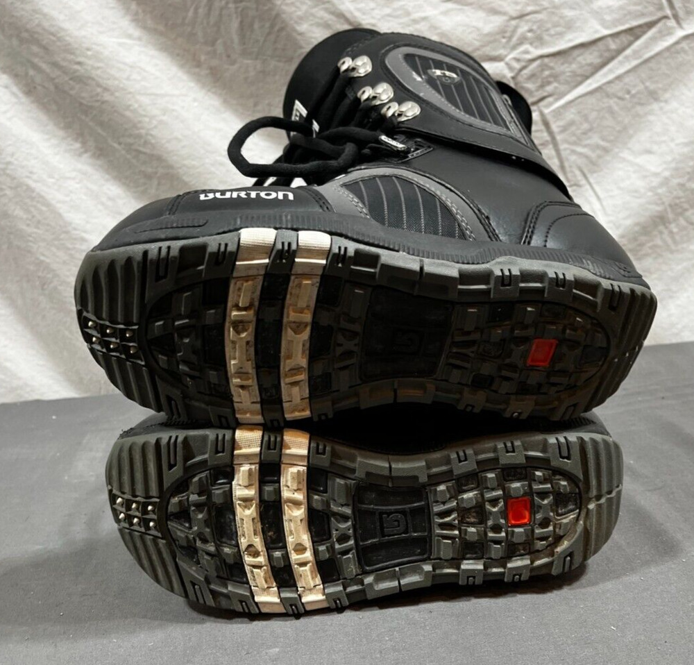 Burton Freestyle Black Leather AllMountain Snowboard Boots US 6 EU 38