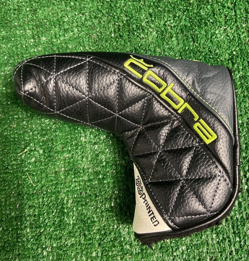 Cobra King 3D Printed Blade Putter Headcover With Fastener Very Nice