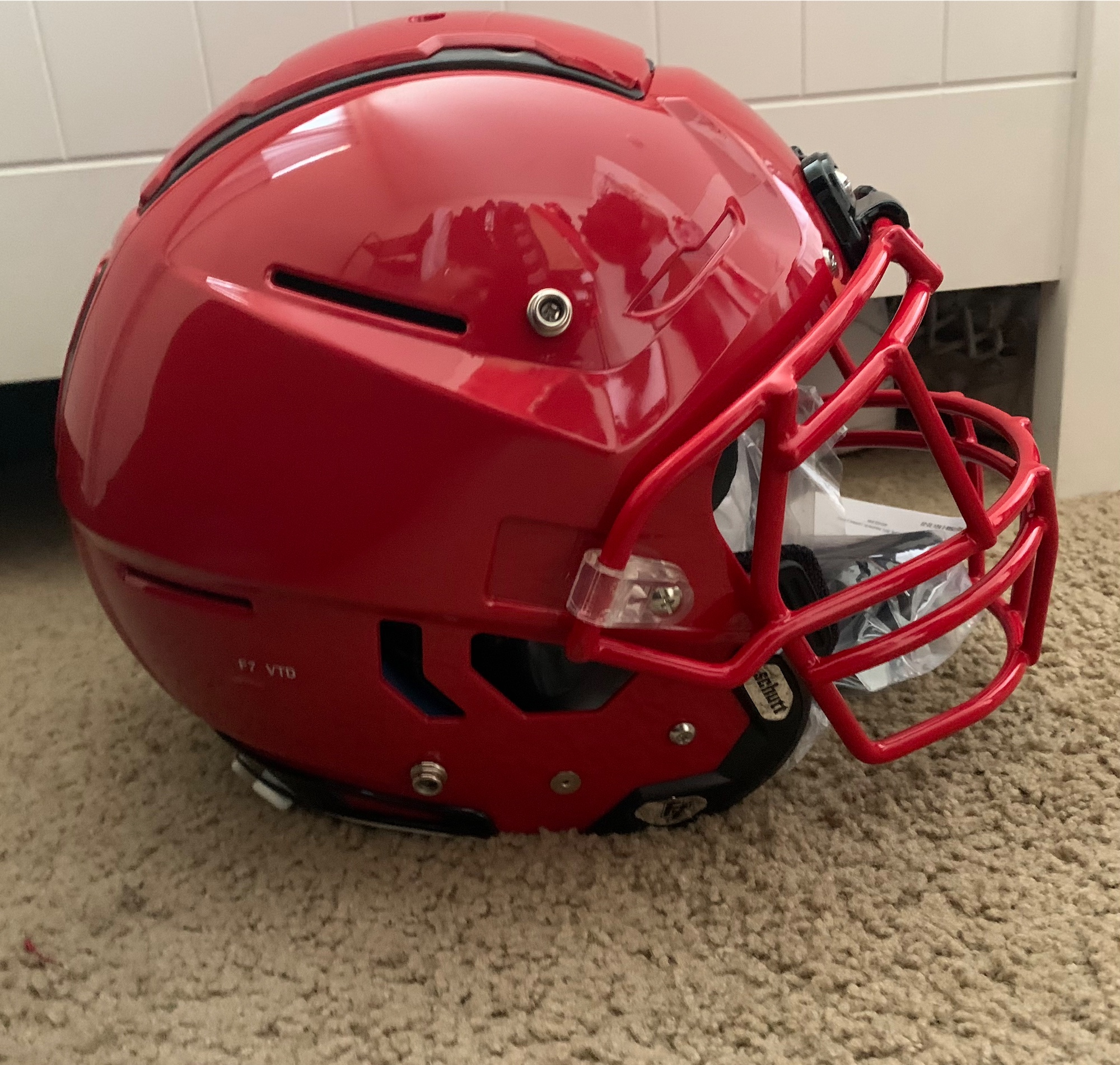 Schutt F7 Helmet Scarlet Size L | SidelineSwap | Buy and Sell on