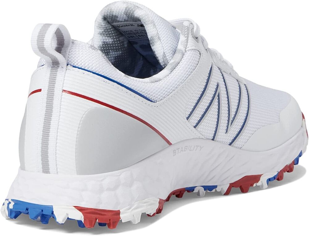 New Balance Fresh Foam Contend Spikeless Golf Shoes White / Blue
