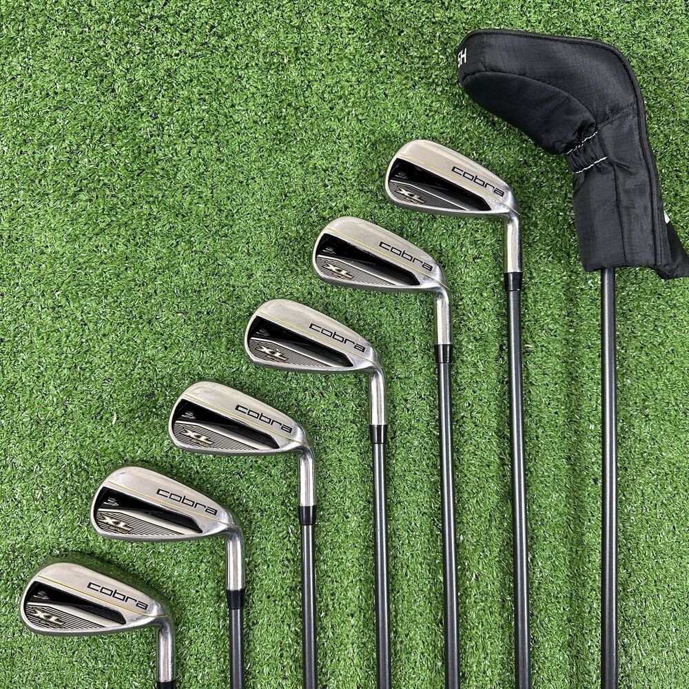 Cobra XL Speed Iron Set 5H 6PW SW Senior Lite Flex Graphite Mens Right Handed SidelineSwap