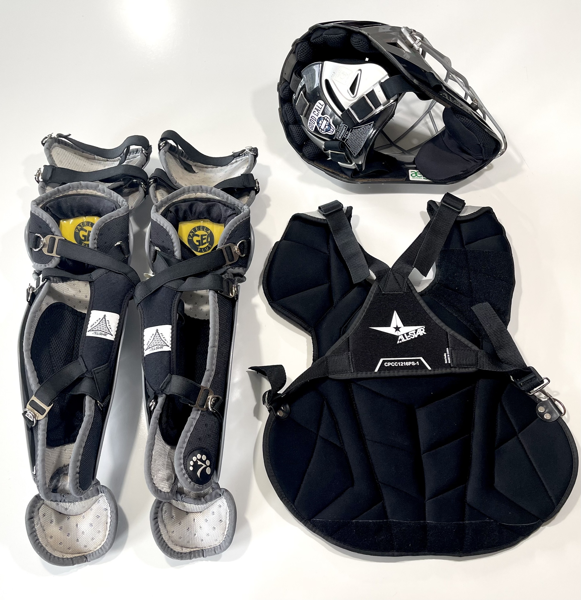 AllStar Intermediate 1216 S7 System 7 Black and Grey NOCSAE Catchers