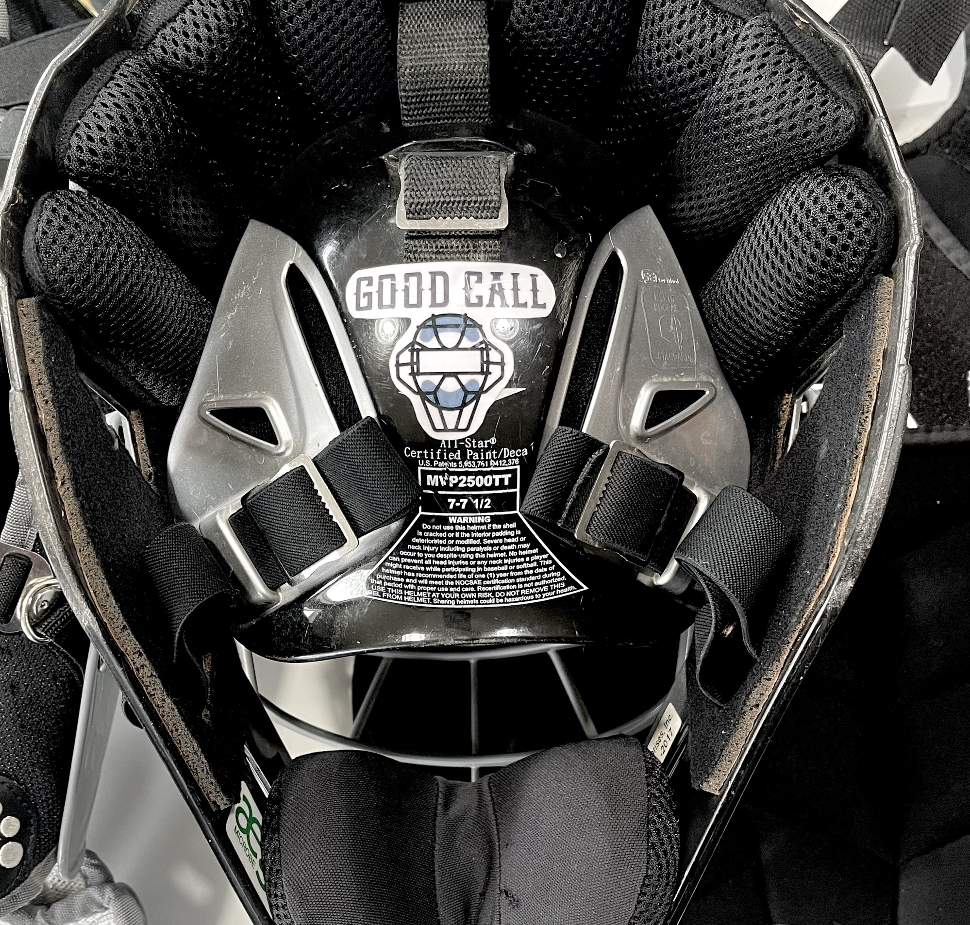 AllStar Intermediate 1216 S7 System 7 Black and Grey NOCSAE Catchers