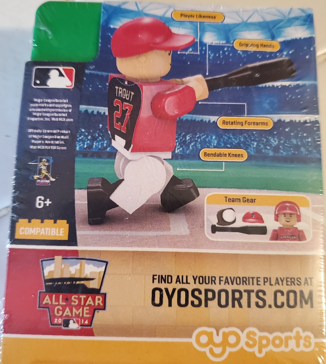 MIKE TROUT 2014 ALL STAR GAME MVP OYO FIGURE MINIFIGURE RARE OOP BRAND NEW ANGELS OHTANI