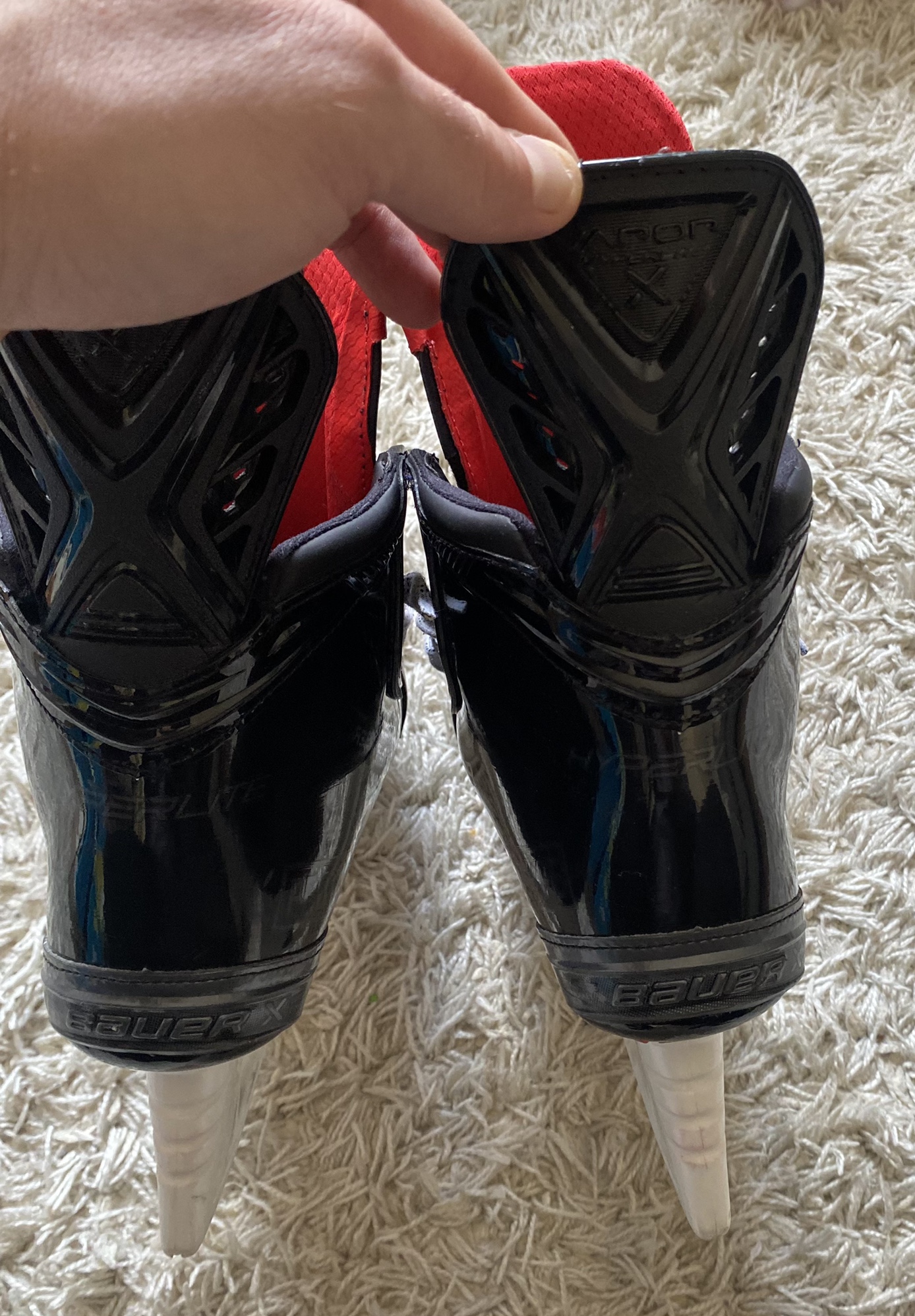 Pro stock Bauer Hyperlite prototype skates SidelineSwap
