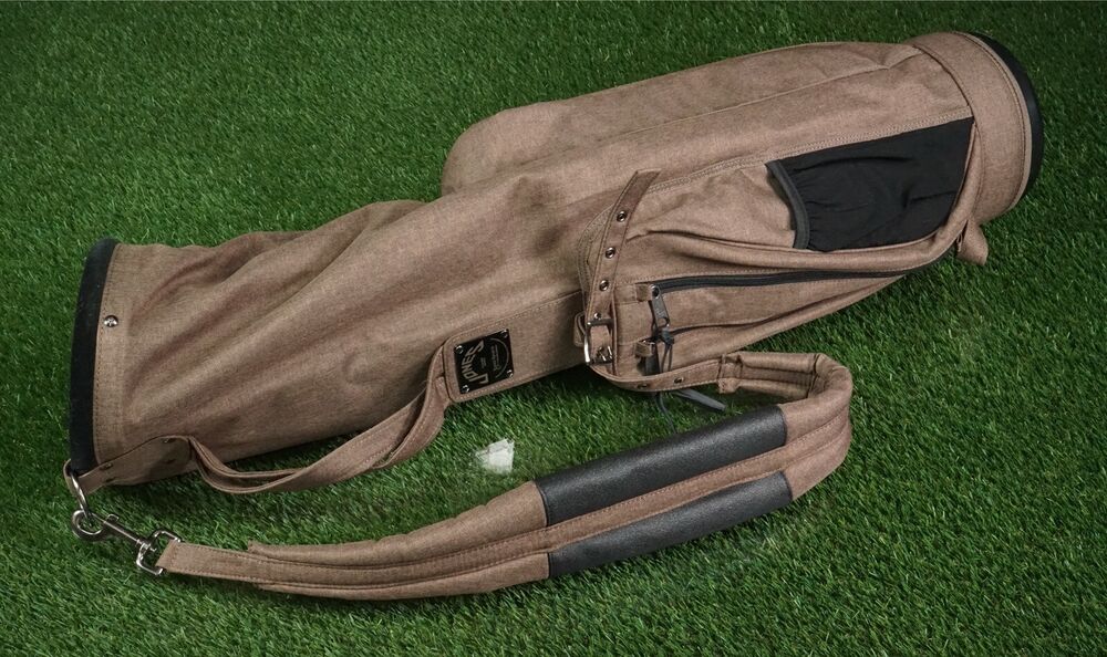 JONES PLAYERS SERIES 2WAY DIVIDER GOLF CARRY BAG, HEATHER BROWN