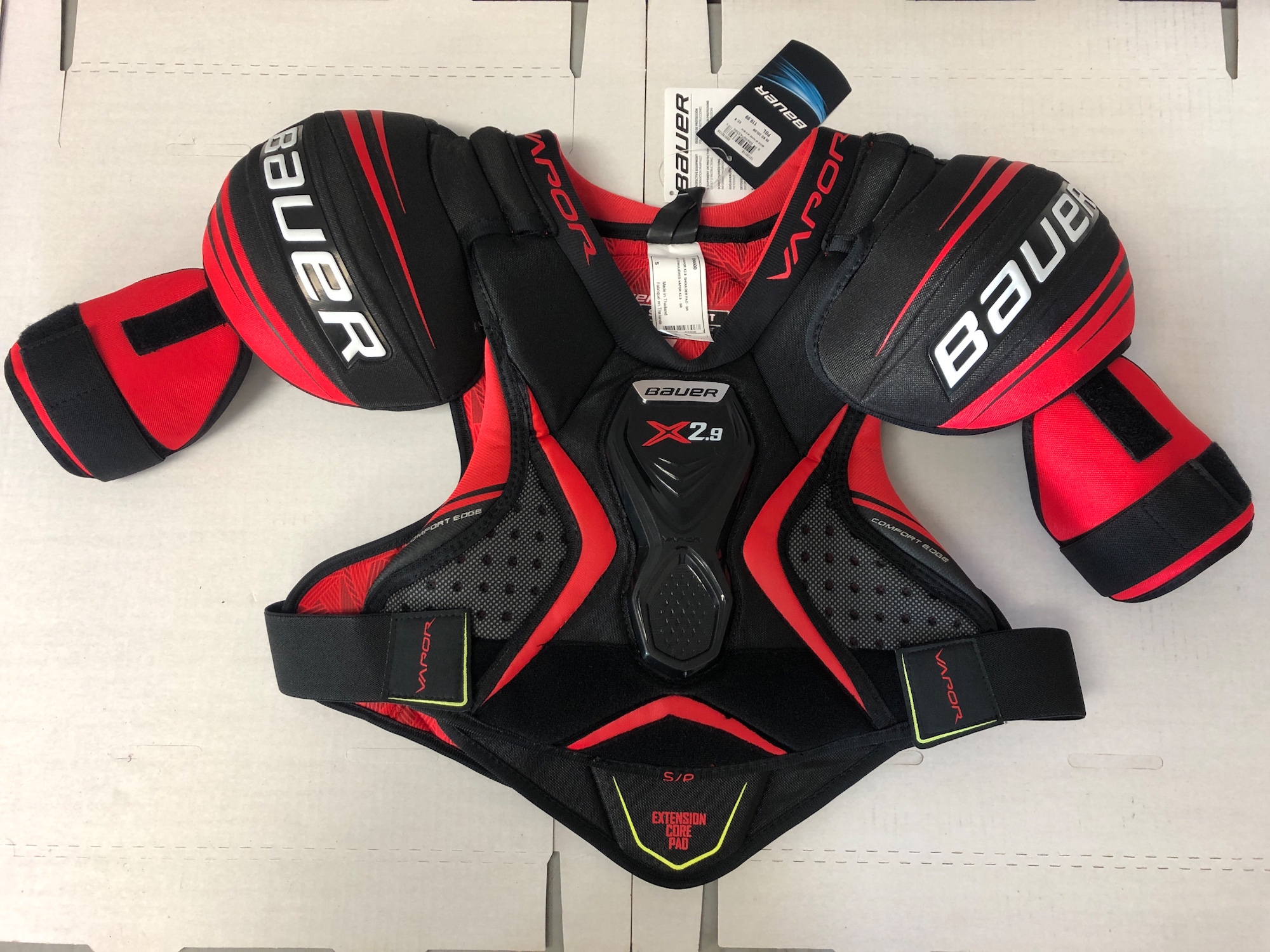 New Senior Bauer Vapor X2.9 Hockey Shoulder Pads Small Sm S sr
