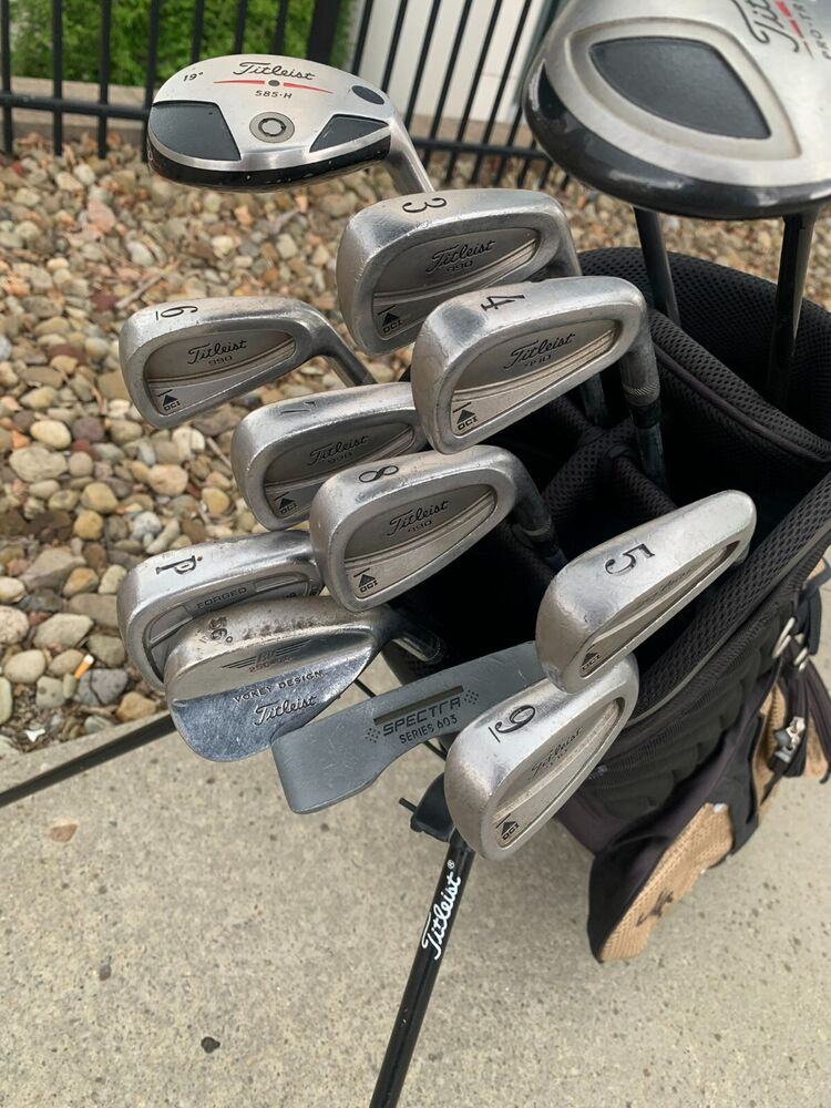 Complete Set of Titleist Golf Clubs + Bag | SidelineSwap