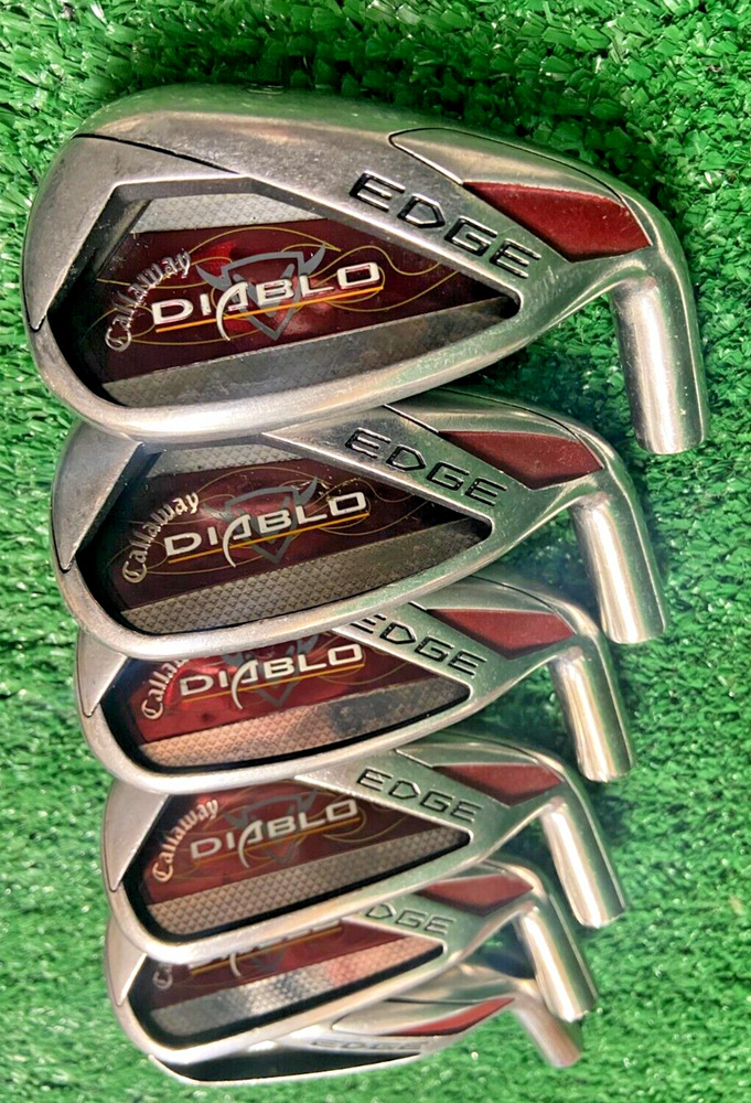 Callaway Diablo Edge HEADS ONLY Iron Set 5PW RH Component Golf NICE
