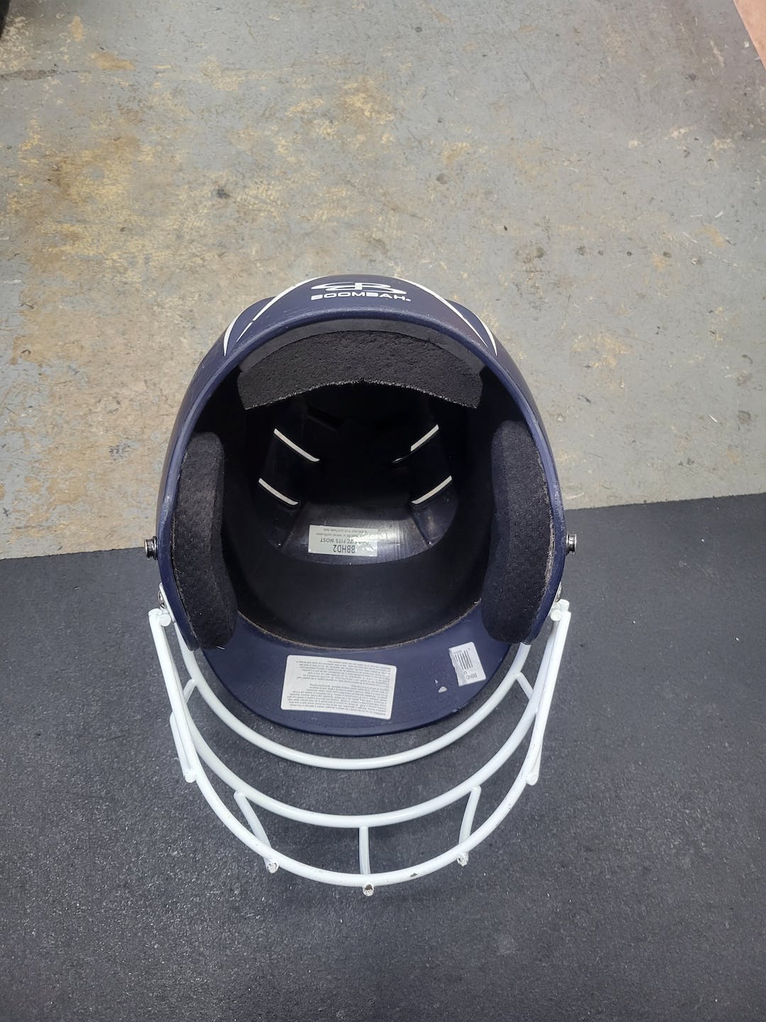 Used Boombah Helmet W Mask One Size Standard Baseball And Softball