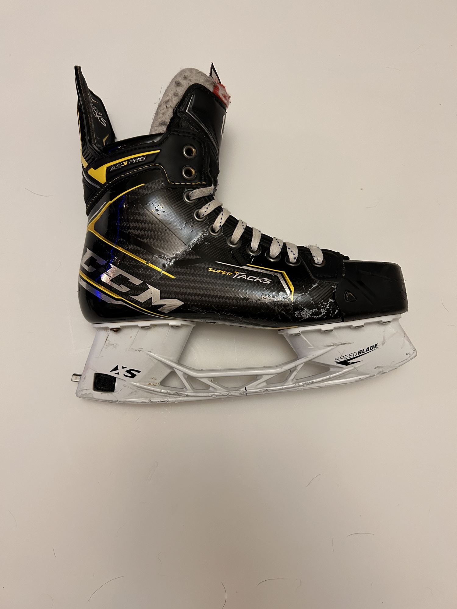 Used CCM Pro Stock Size 8 Super Tacks AS3 Hockey Skates SidelineSwap