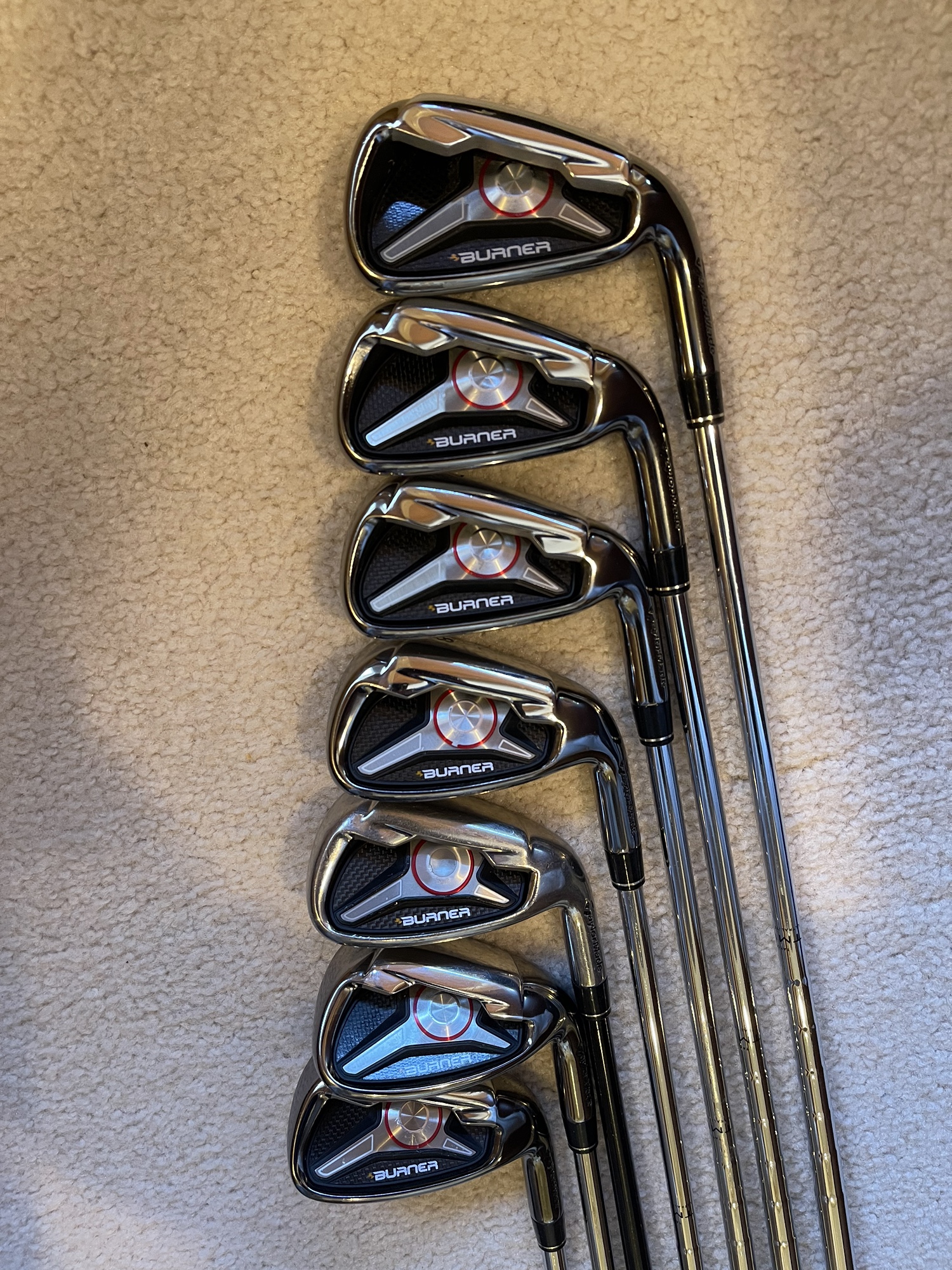 Taylormade Burner Iron Set 5SW Burner Superfast 85g Stiff Steel Mens