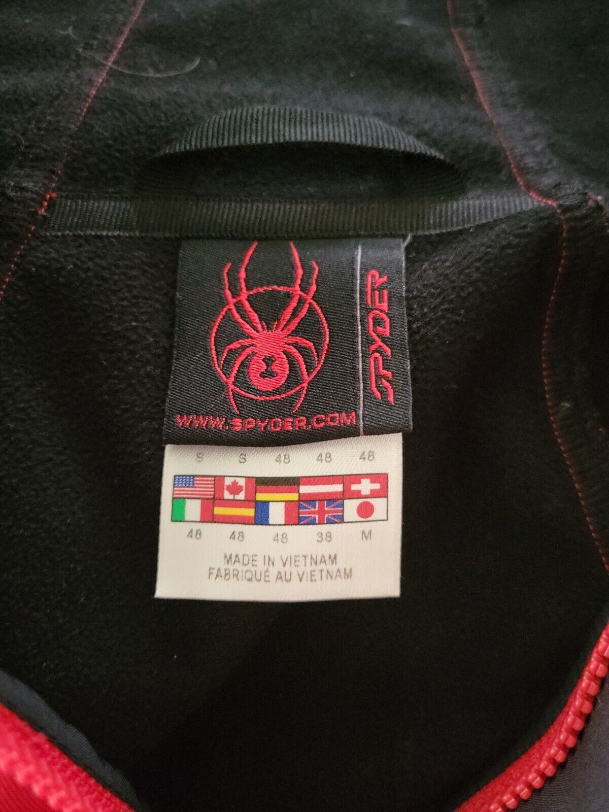 Spyder US Ski Team USST Shell Jacket Men's Small Signed By Julia