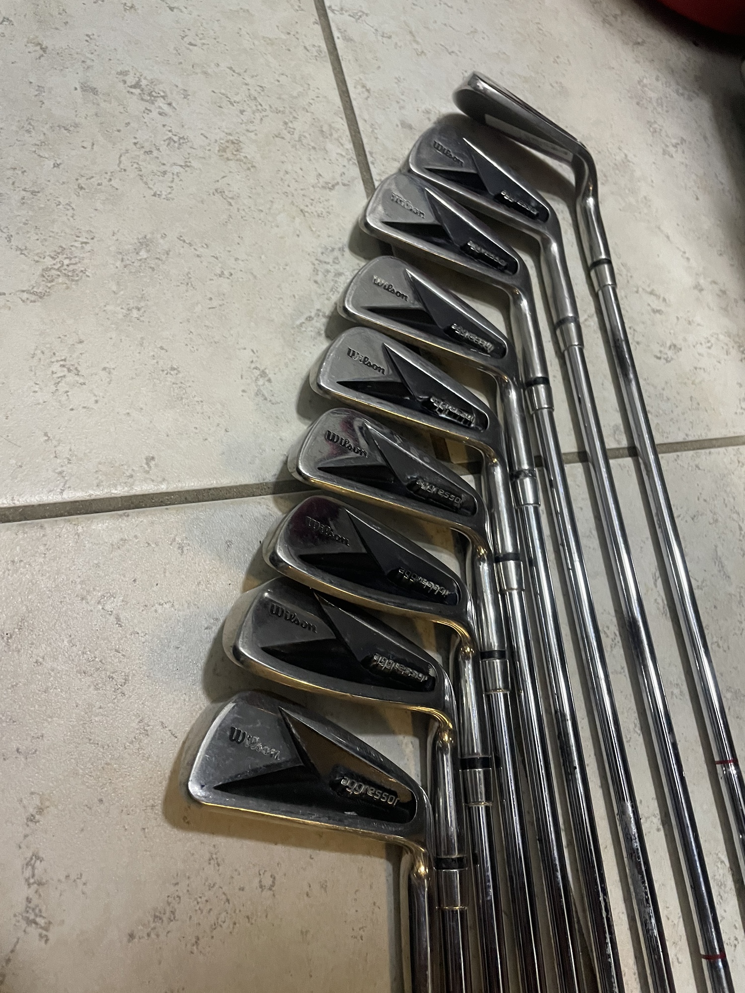 Wilson Aggressor Iron Set 9 Pc In Right Hand SidelineSwap
